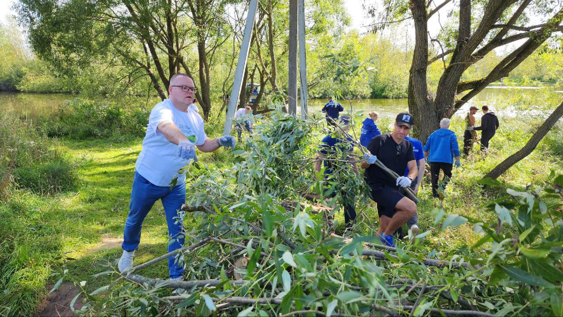 Дмитров, Внуковский пруд, Акция Чистый берег, Минэкологии, Минблаго,