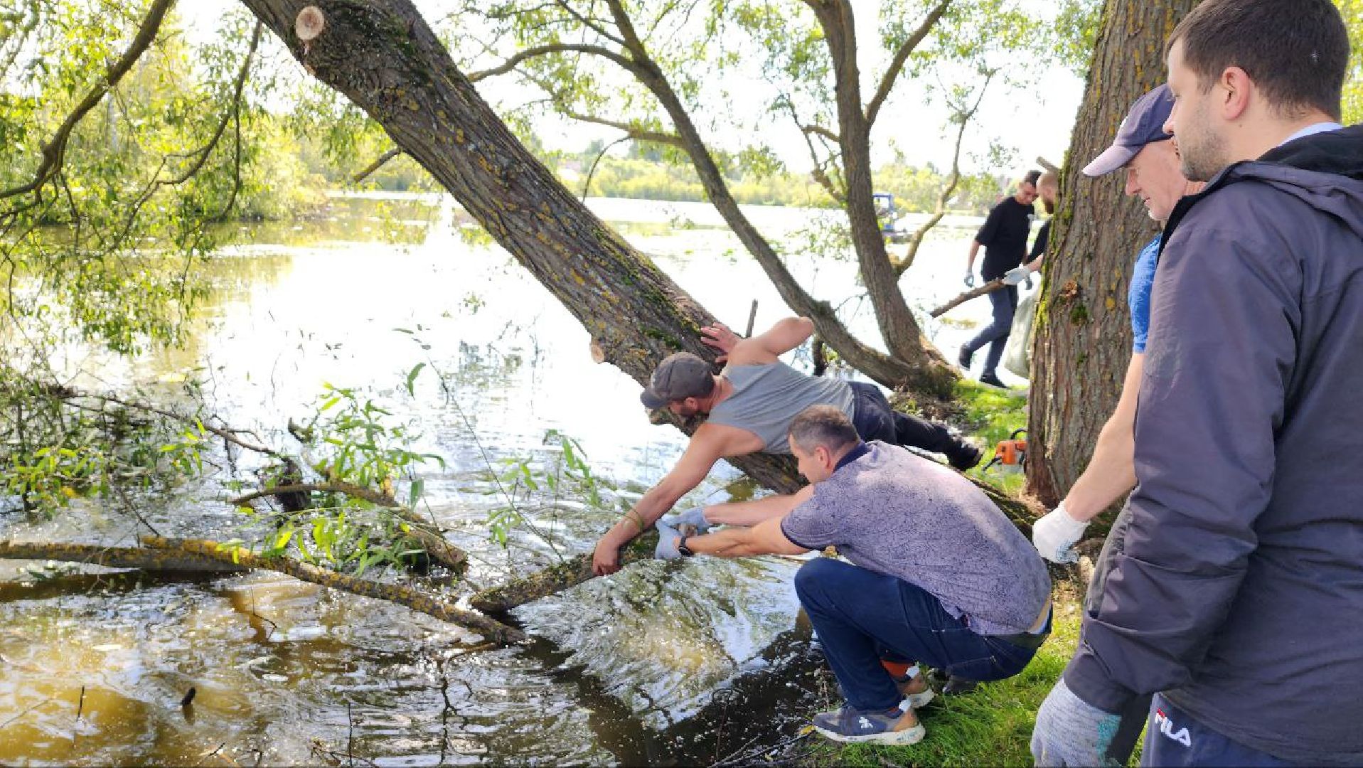 Дмитров, Внуковский пруд, Акция Чистый берег, Минэкологии, Минблаго,