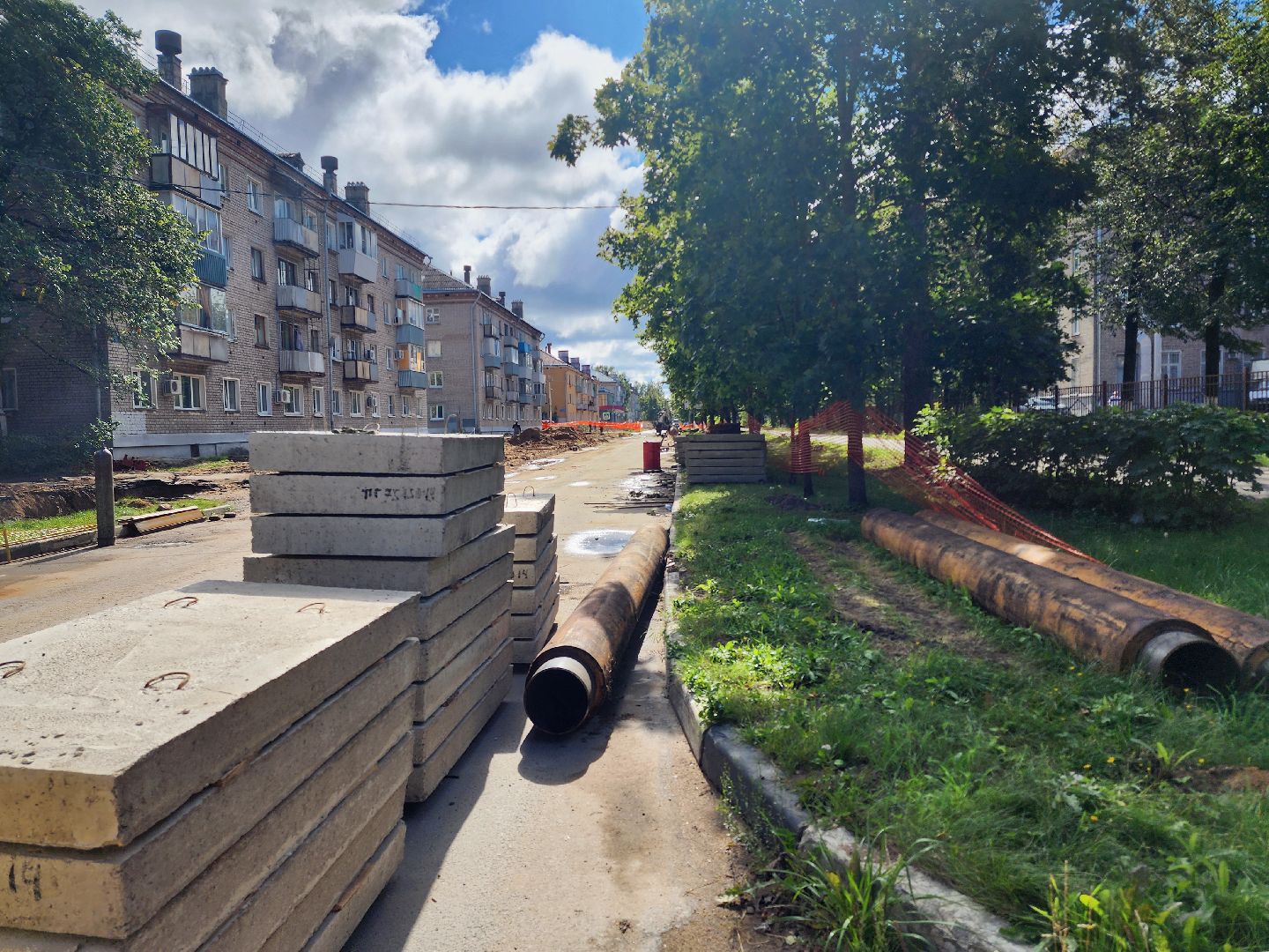 дубна, теплосеть, ремонт теплотрассы,