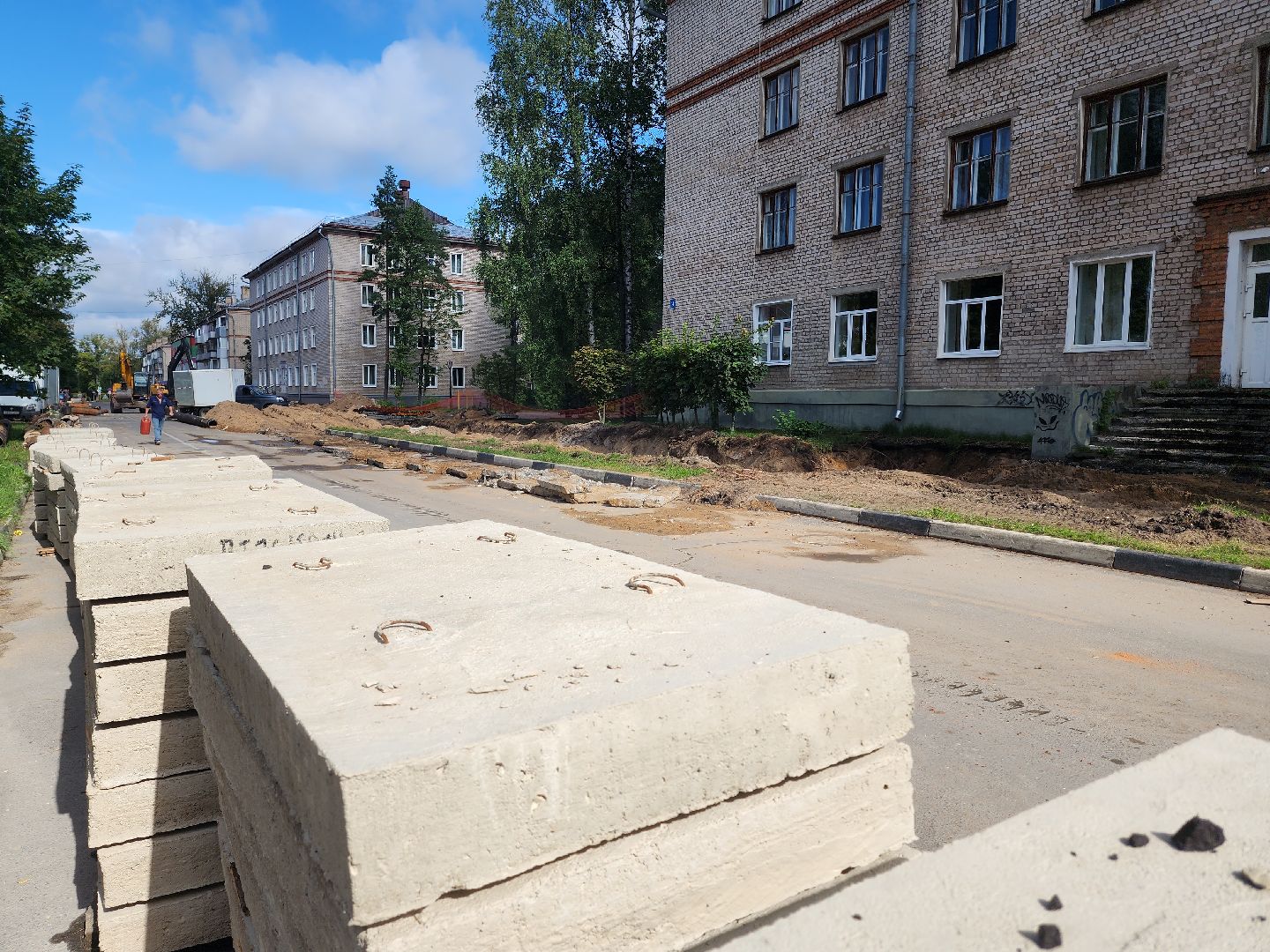 дубна, теплосеть, ремонт теплотрассы,