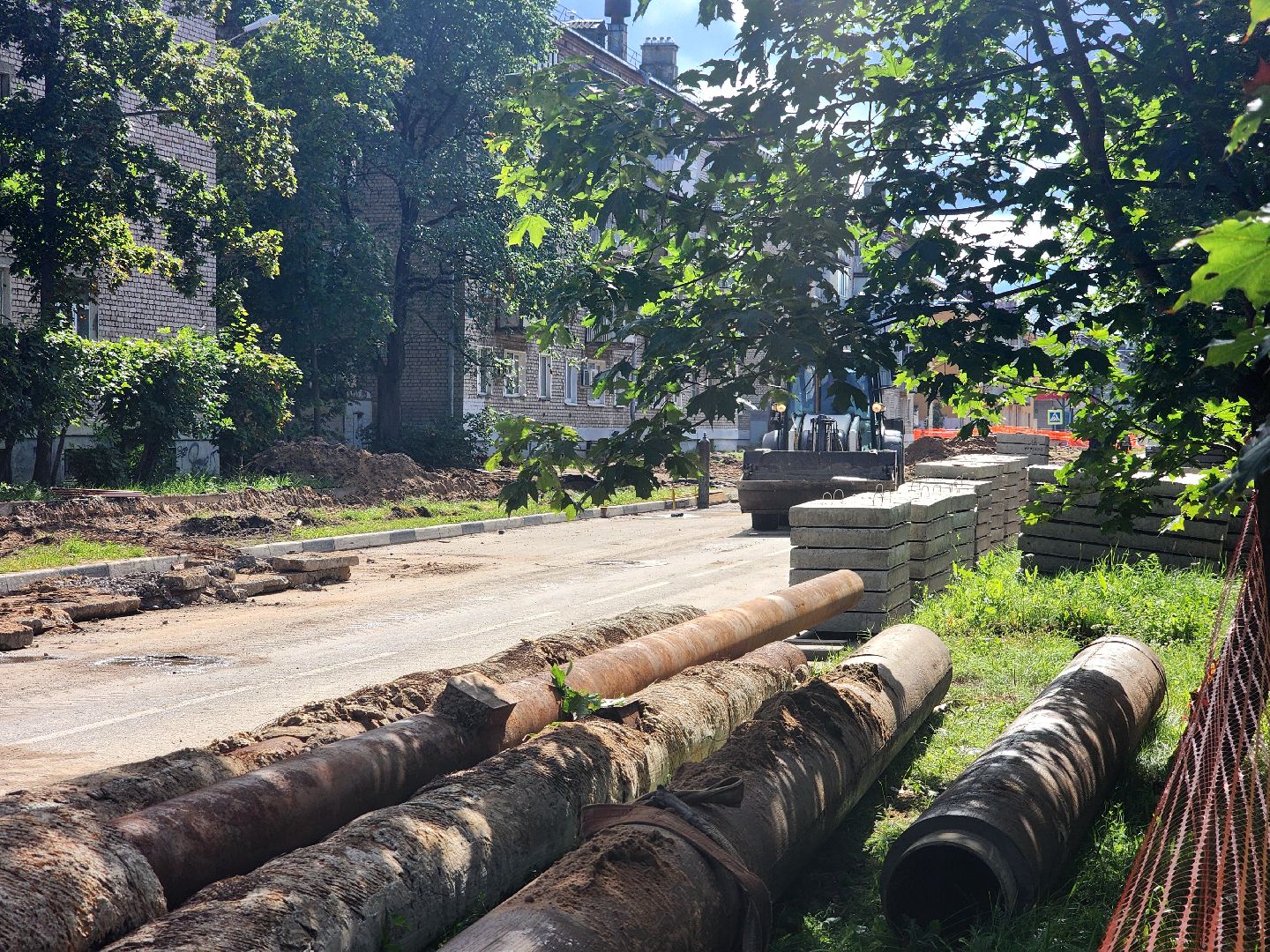 дубна, теплосеть, ремонт теплотрассы,