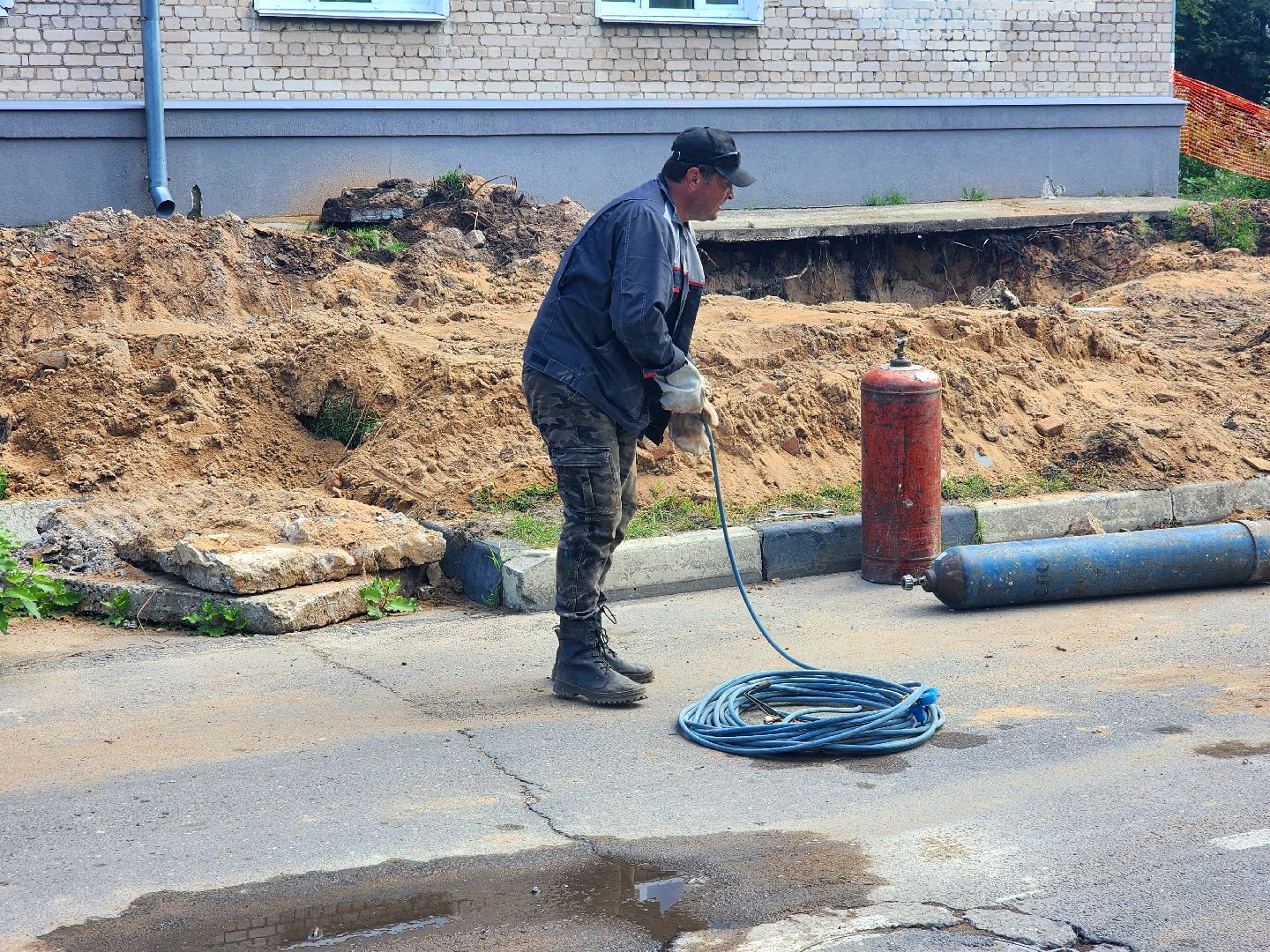 дубна, теплосеть, ремонт теплотрассы,