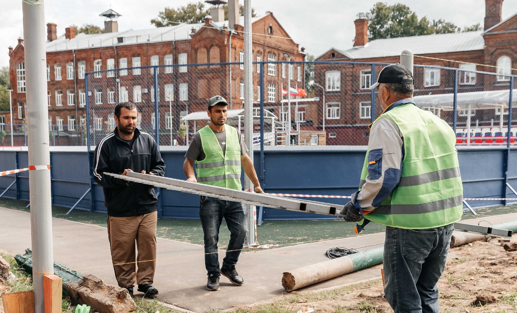 благоустройство территории, орехово-зуево,