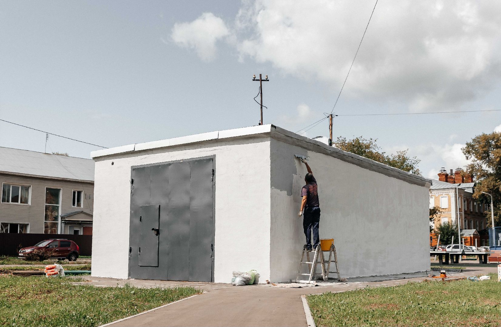 благоустройство территории, орехово-зуево,