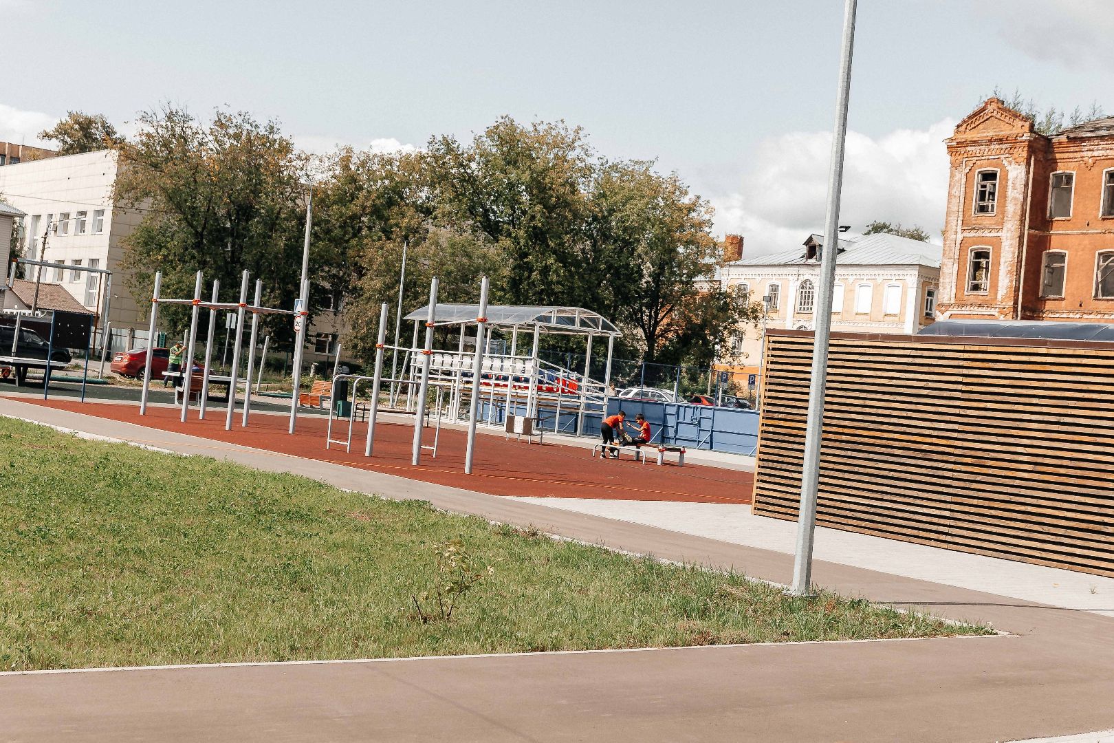 благоустройство территории, орехово-зуево,