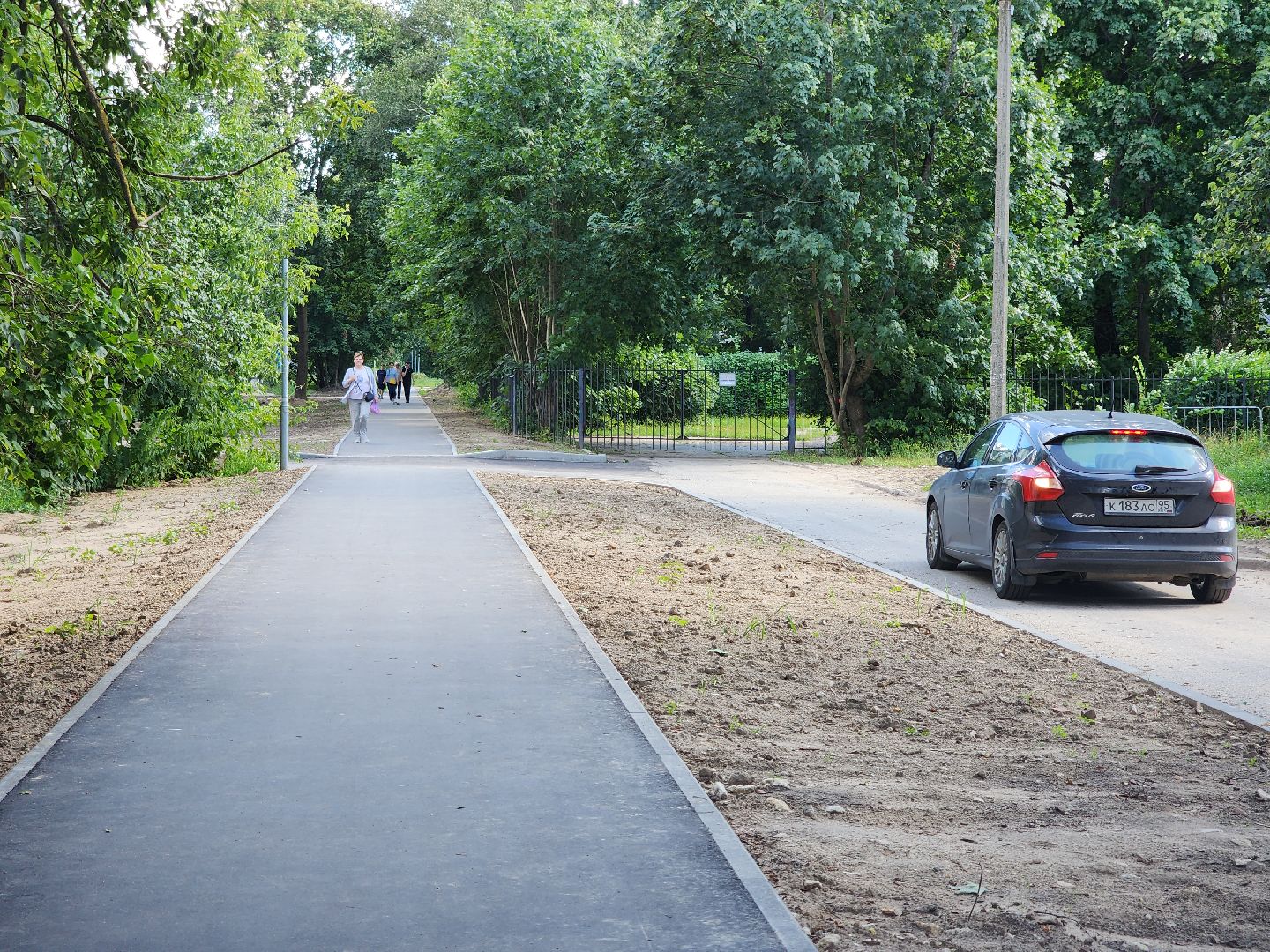 Черноголовка, Благоустройство, Ремонт тротуара,