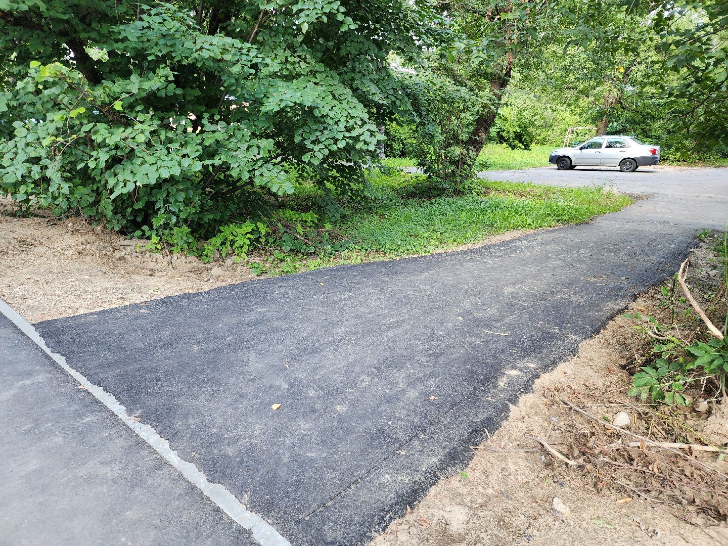 Черноголовка, Благоустройство, Ремонт тротуара,