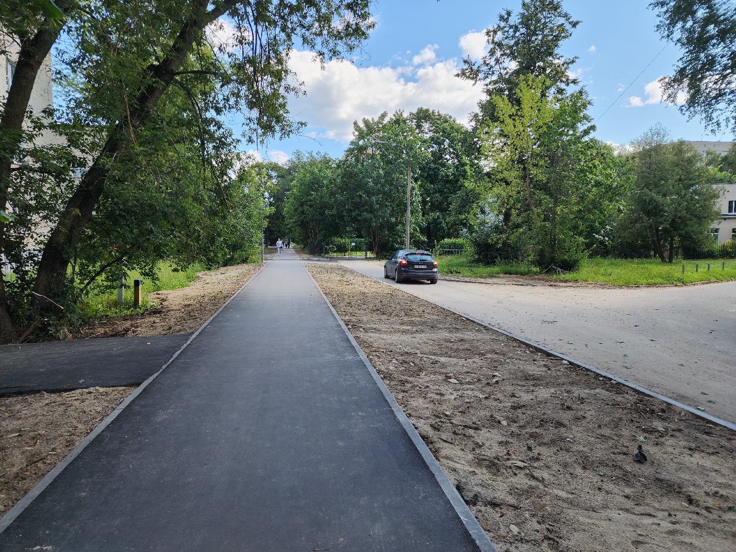 Черноголовка, Благоустройство, Ремонт тротуара,