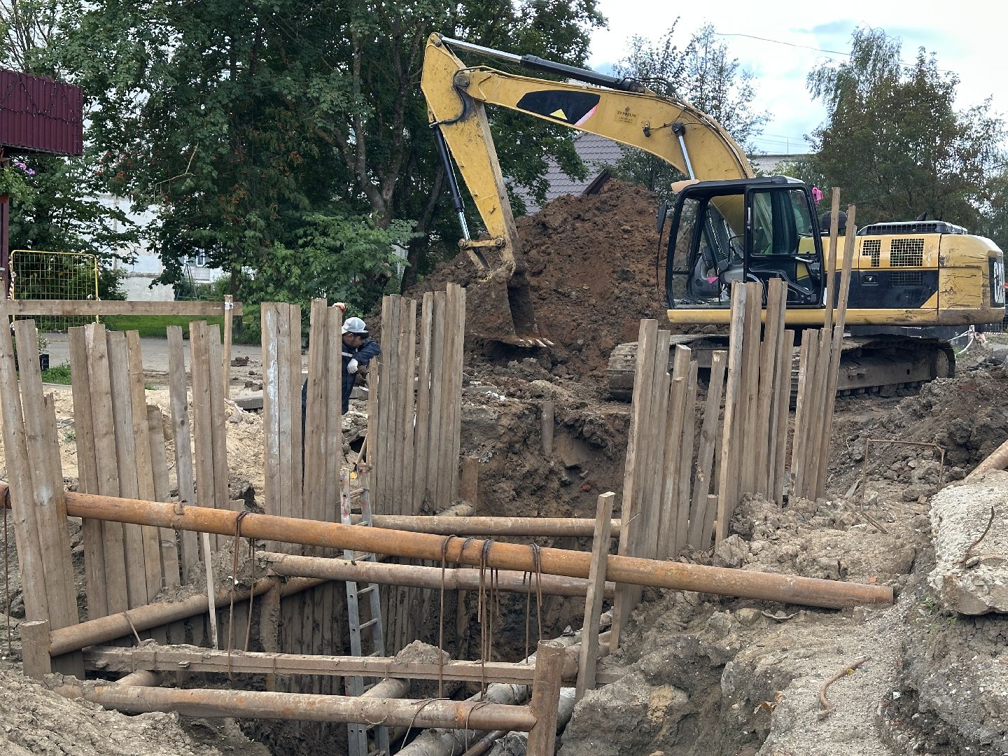 жкх, замена коммуникаций, канализация, канализационные сети, сергиево-посадский городской округ, хотьково,