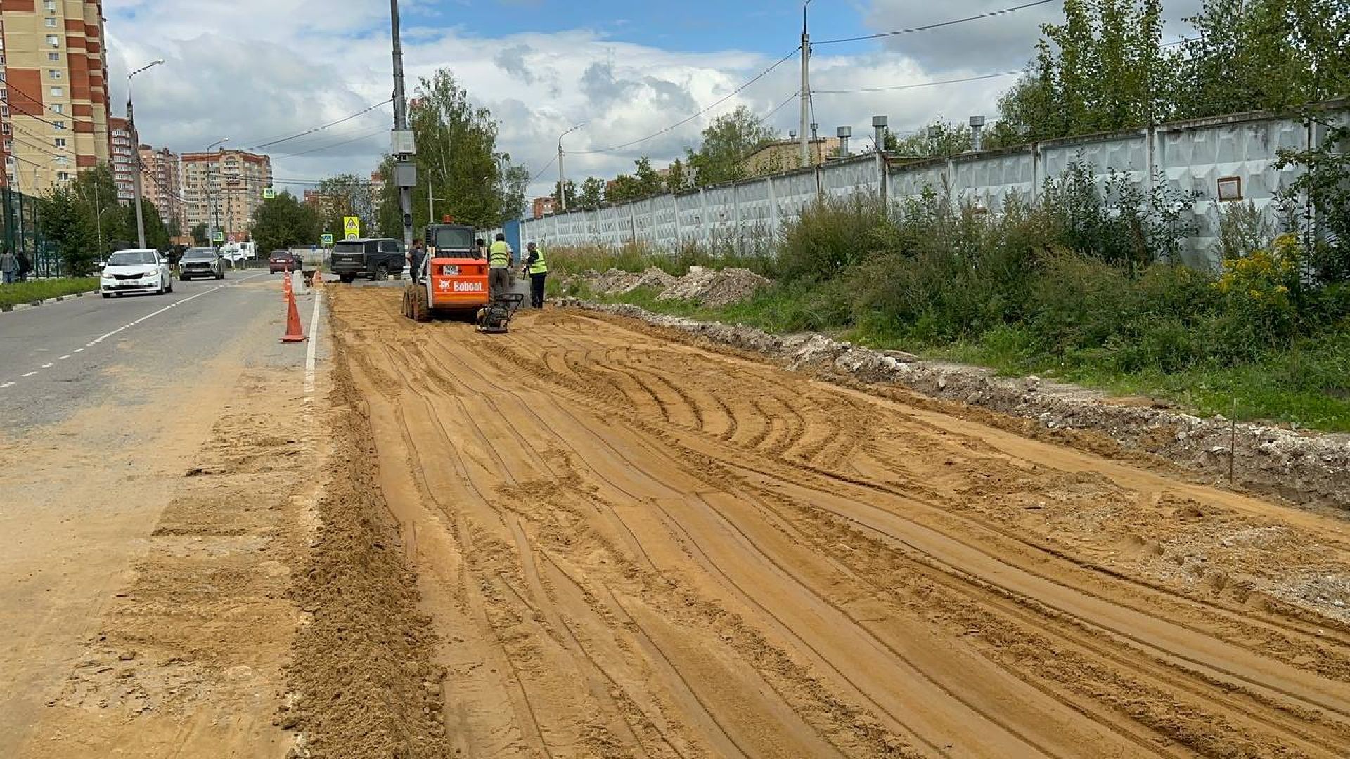 благоустройство, домодедово, новые парковочные места,
