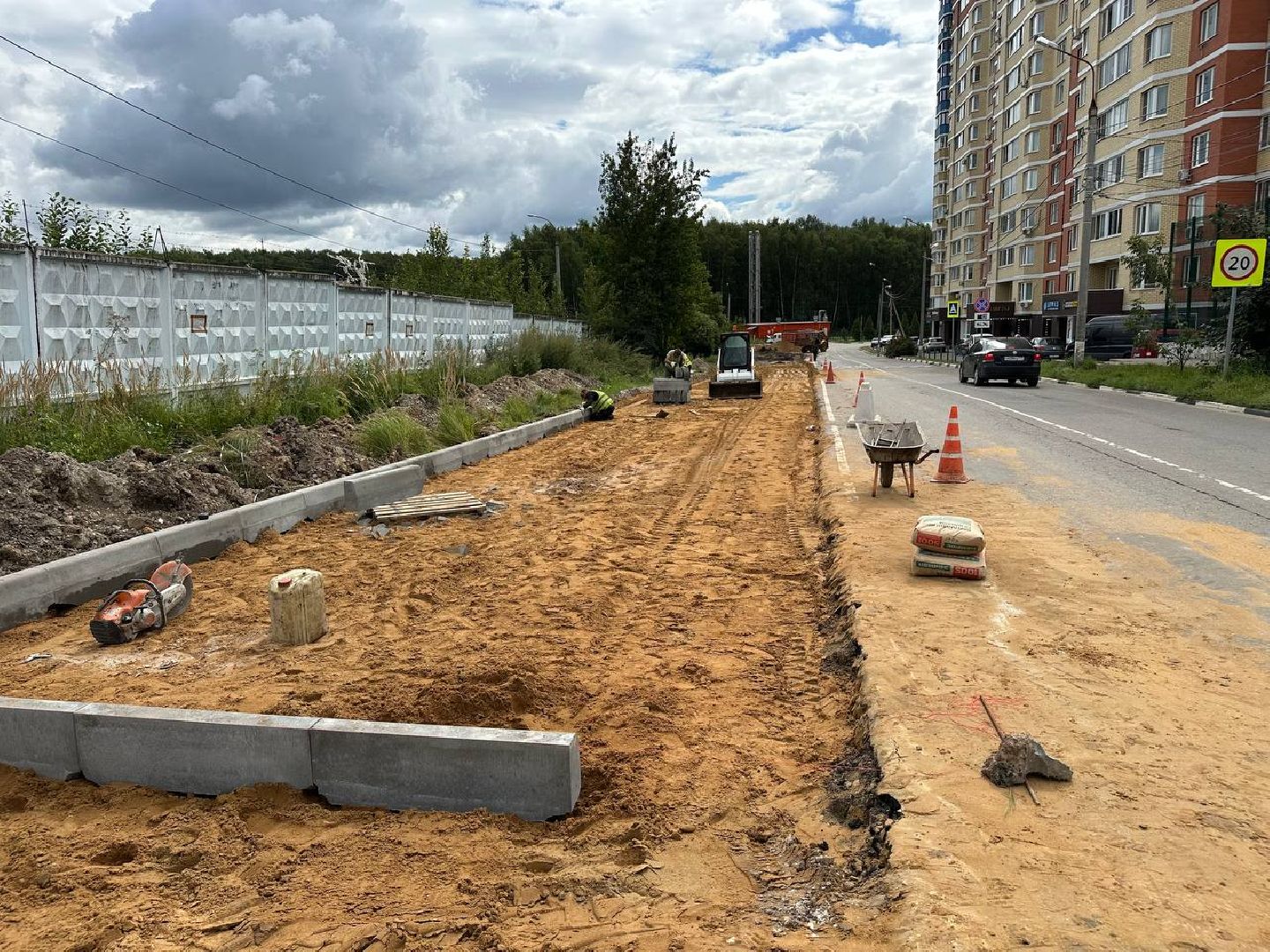 благоустройство, домодедово, новые парковочные места,