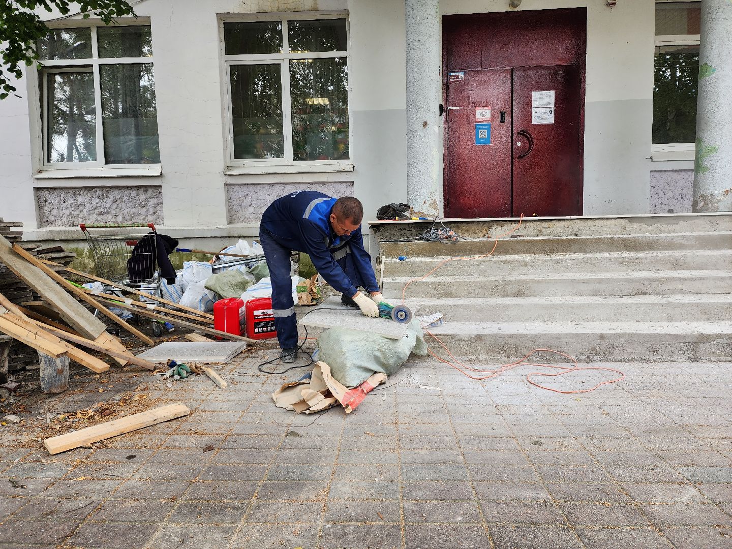 раменское, образование, подготовка к новому учебному году, ремонт зданий образовательных учреждений округа , раменская средняя школа 8,
