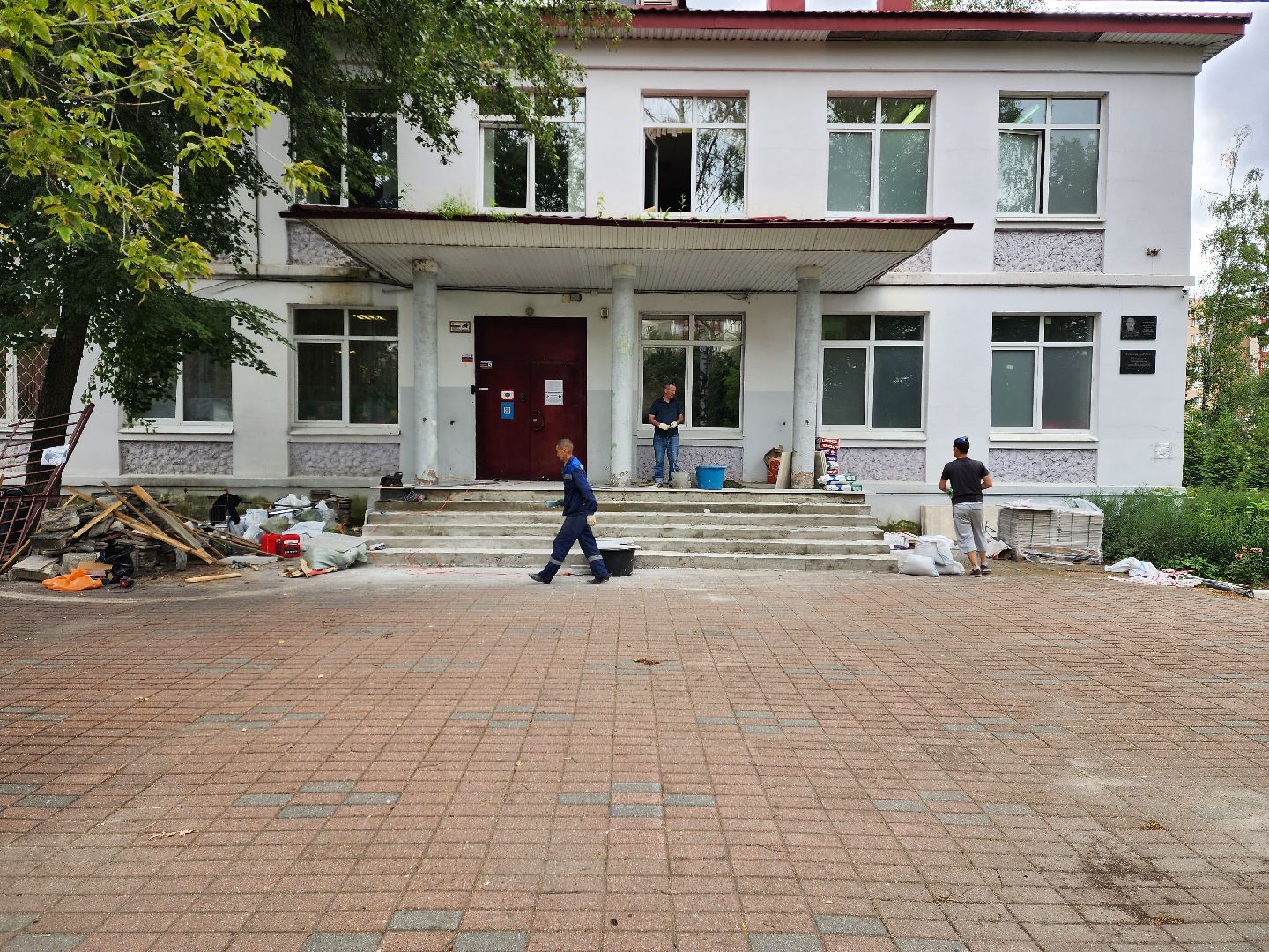 раменское, образование, подготовка к новому учебному году, ремонт зданий образовательных учреждений округа , раменская средняя школа 8,