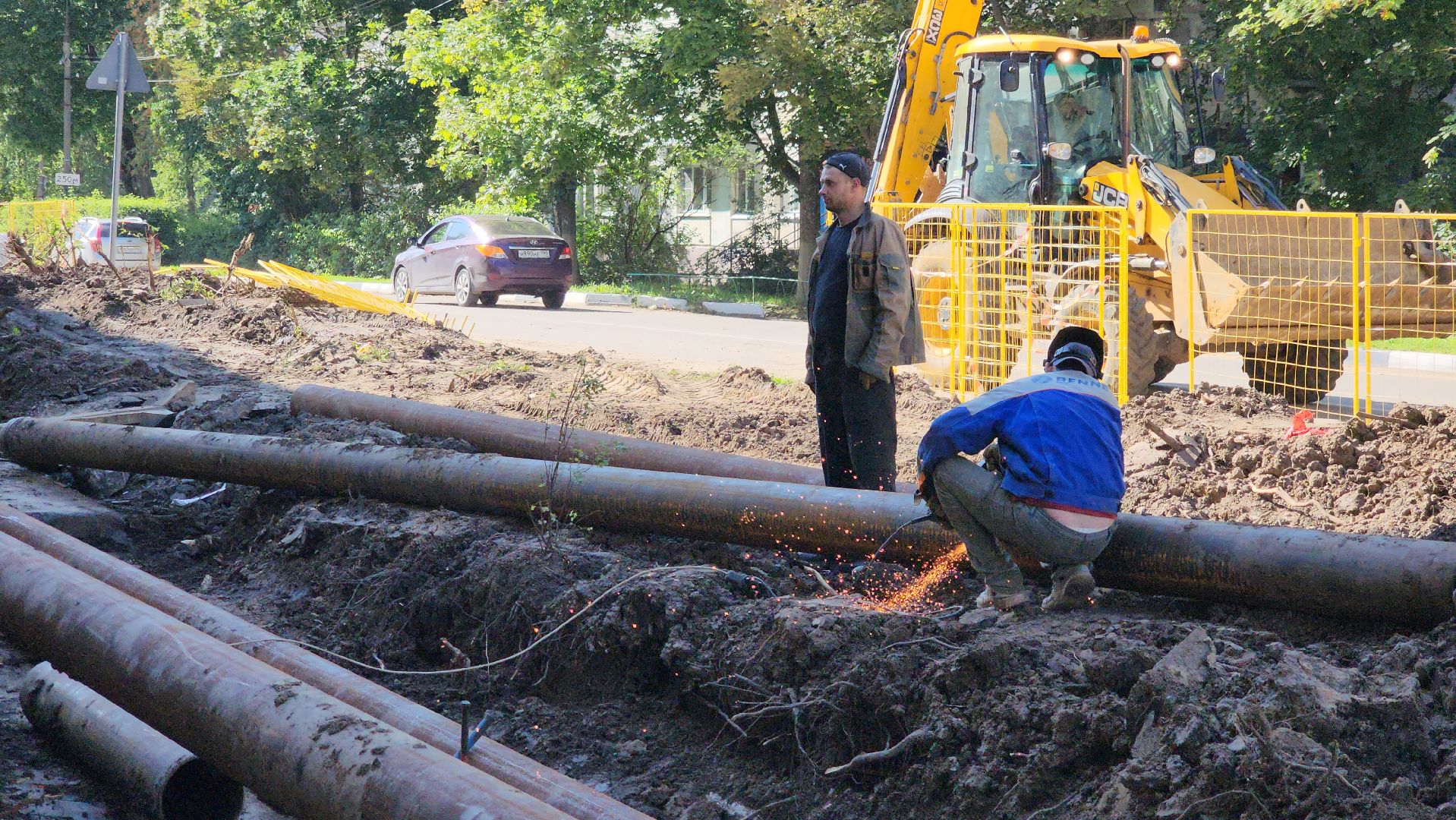 кашира, ремонт, теплосети, горячее водоснабжение, замена труб, отопительный сезон, отопление,
