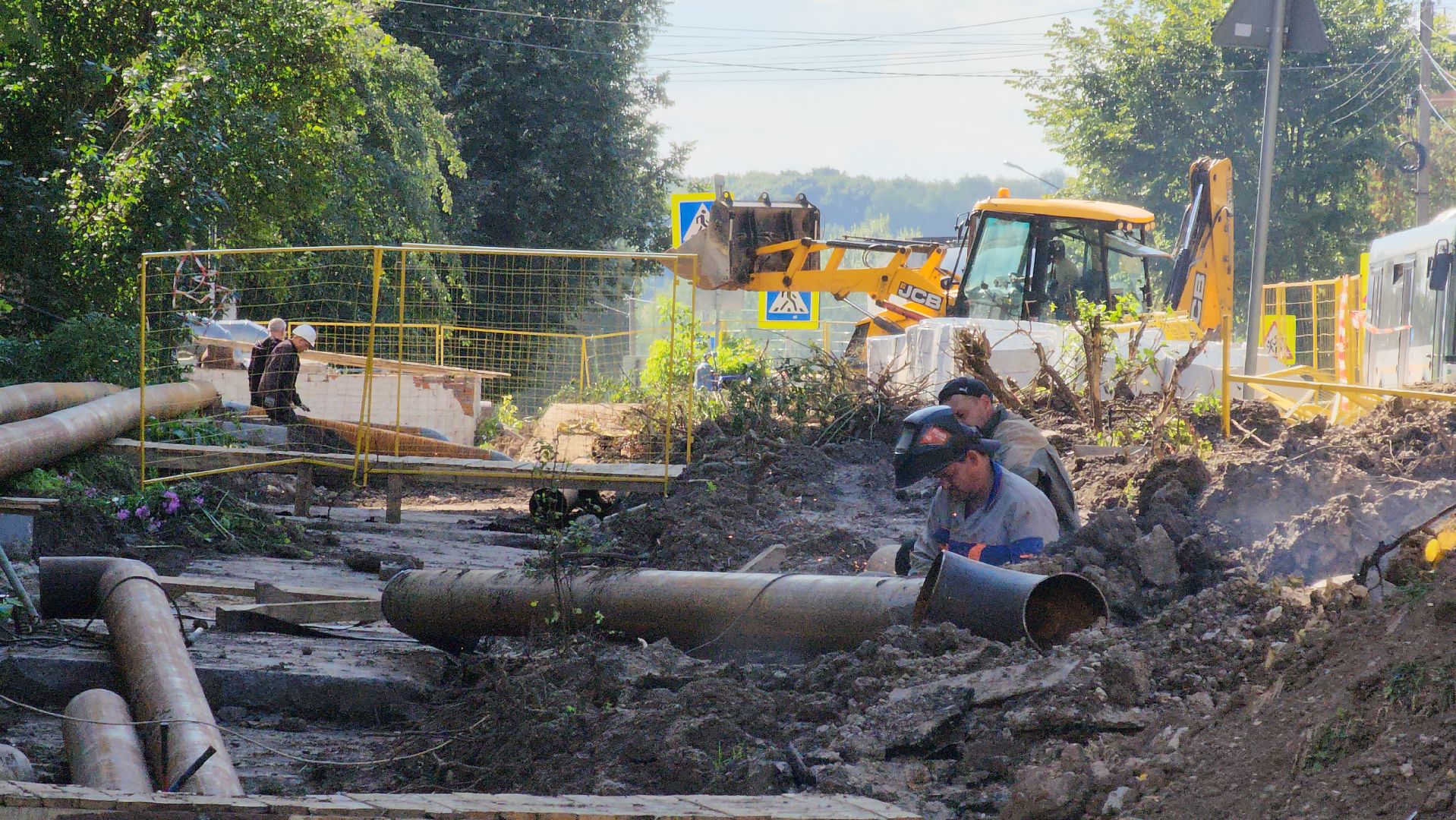 кашира, ремонт, теплосети, горячее водоснабжение, замена труб, отопительный сезон, отопление,