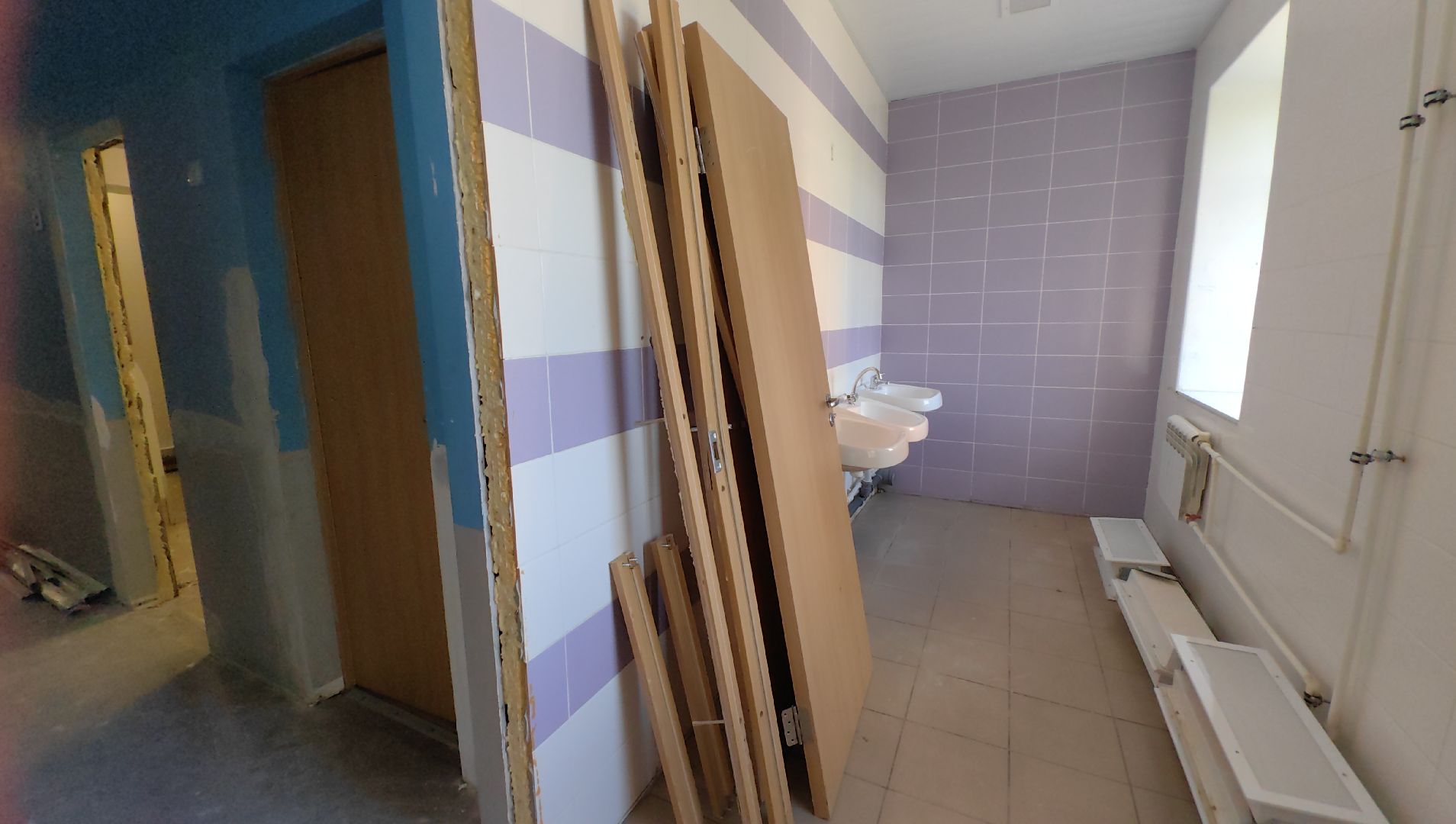 ремонт, санузел, школа, учебный год, потолки,