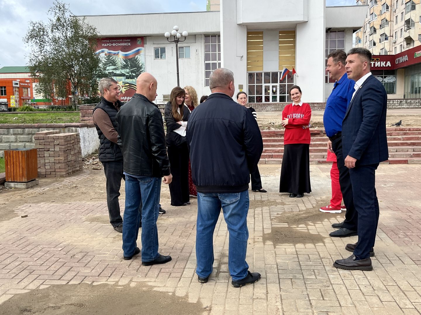 наро-фоминск, наро-фоминский городской округ, молодежная площадь, реконструкция  площади,