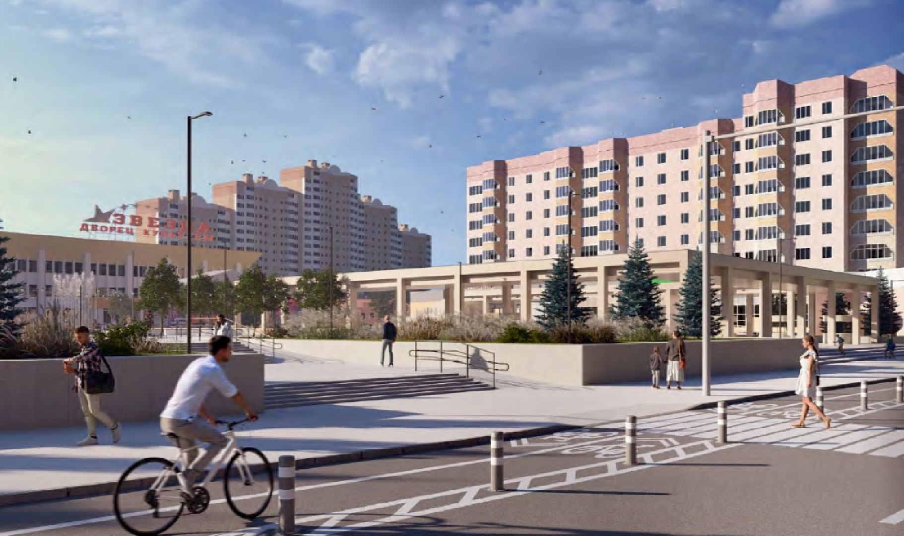 наро-фоминск, наро-фоминский городской округ, молодежная площадь, реконструкция  площади,