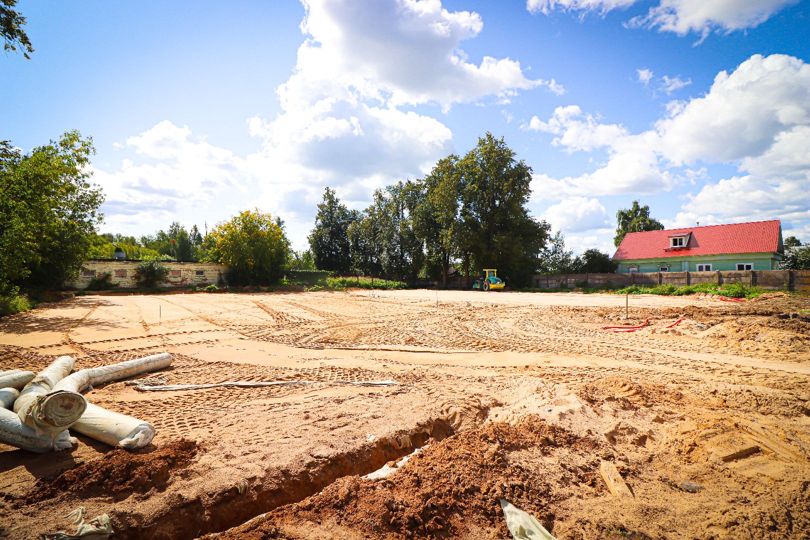 клин, общество, капремонт стадиона, строительство, подмосковье,