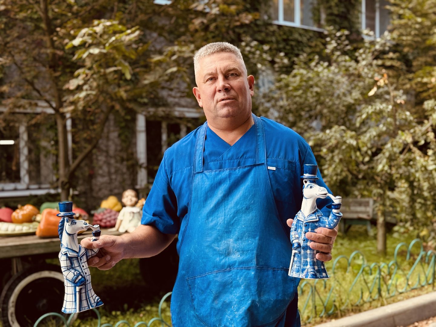 гжель, раменское, конь в пальто, год лошади, промыслы,