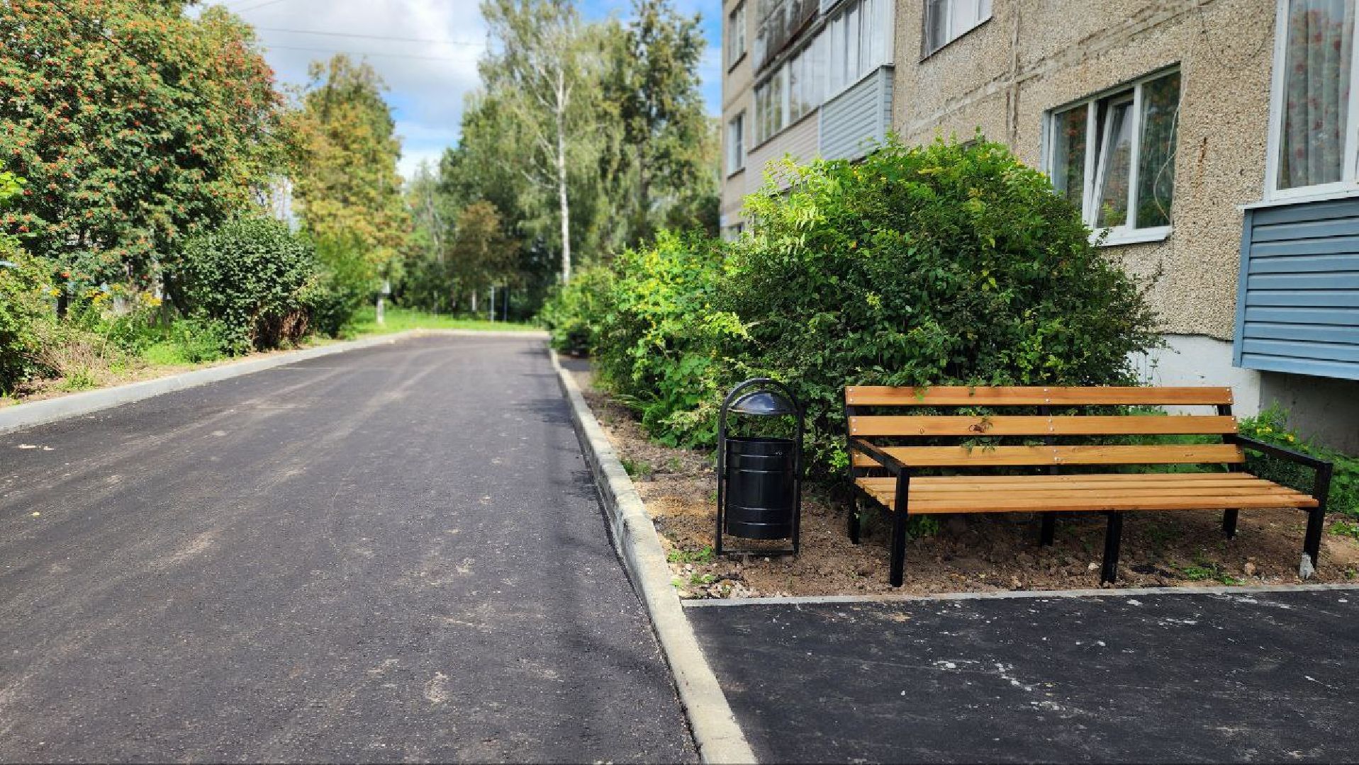 луховицы, орешково, комплексное благоустройство двора,