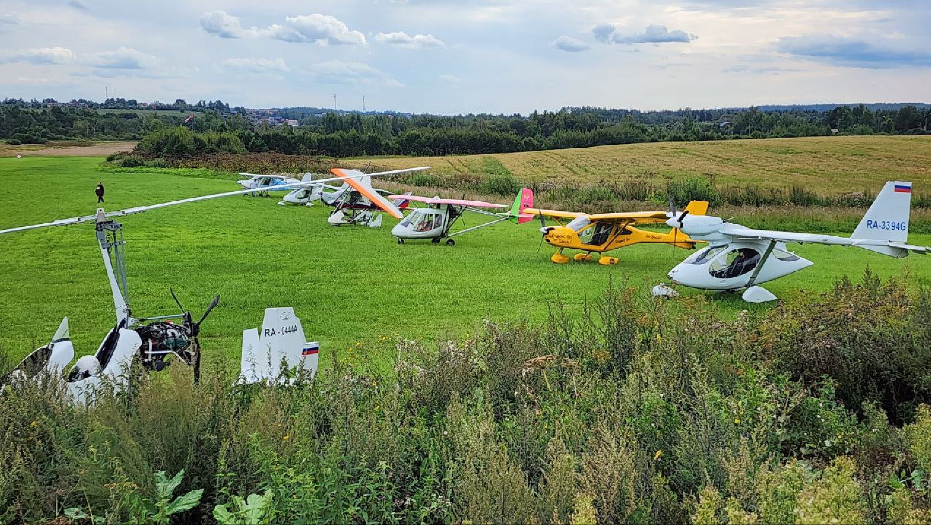 Дмитров, Клуб Паралет, Аэродром возле Батюшково, РВИО, День воздушного флота,