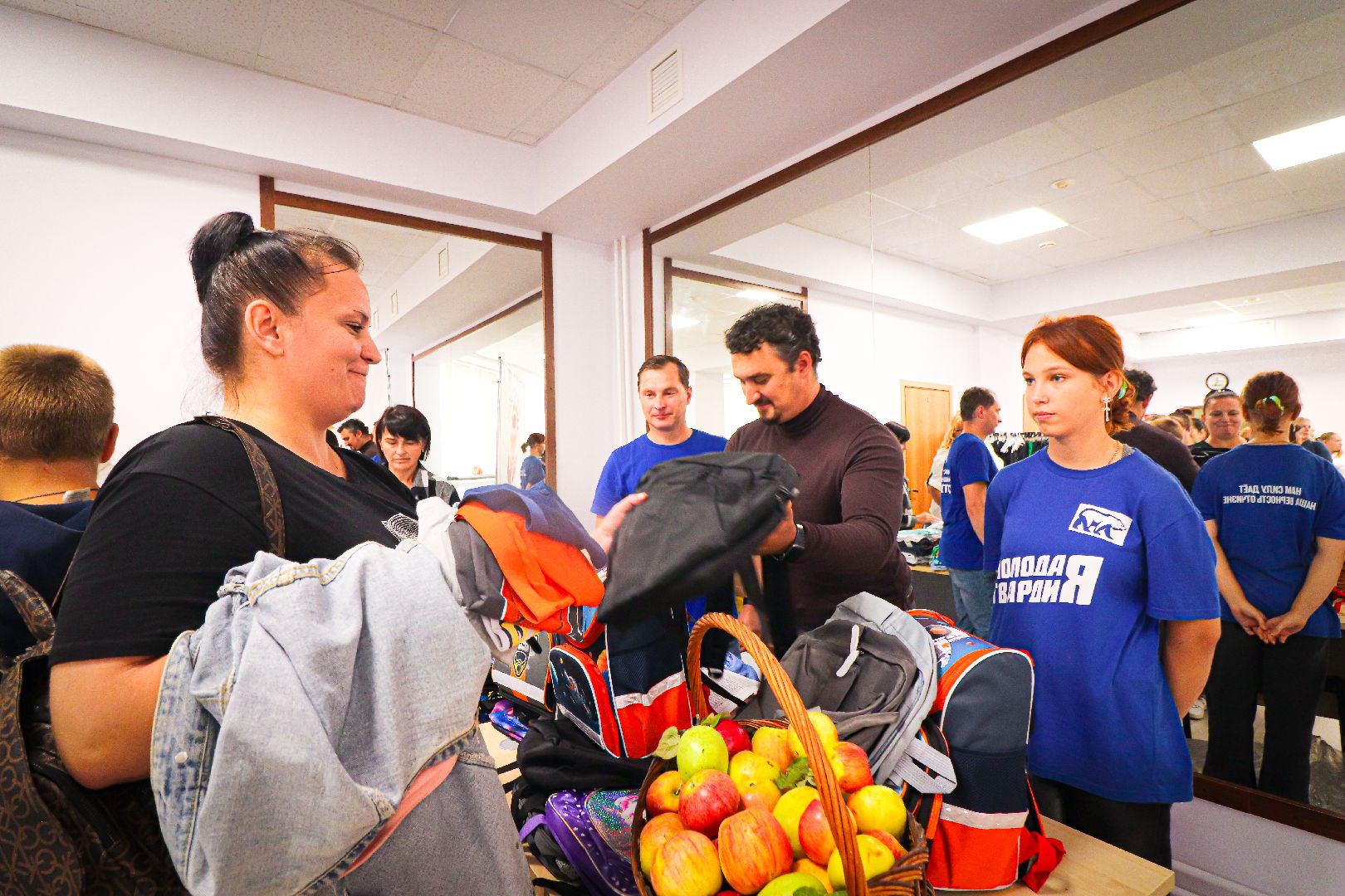 клин, общество, волонтеры, подмосковье, соберем ребенка в школу, акции,