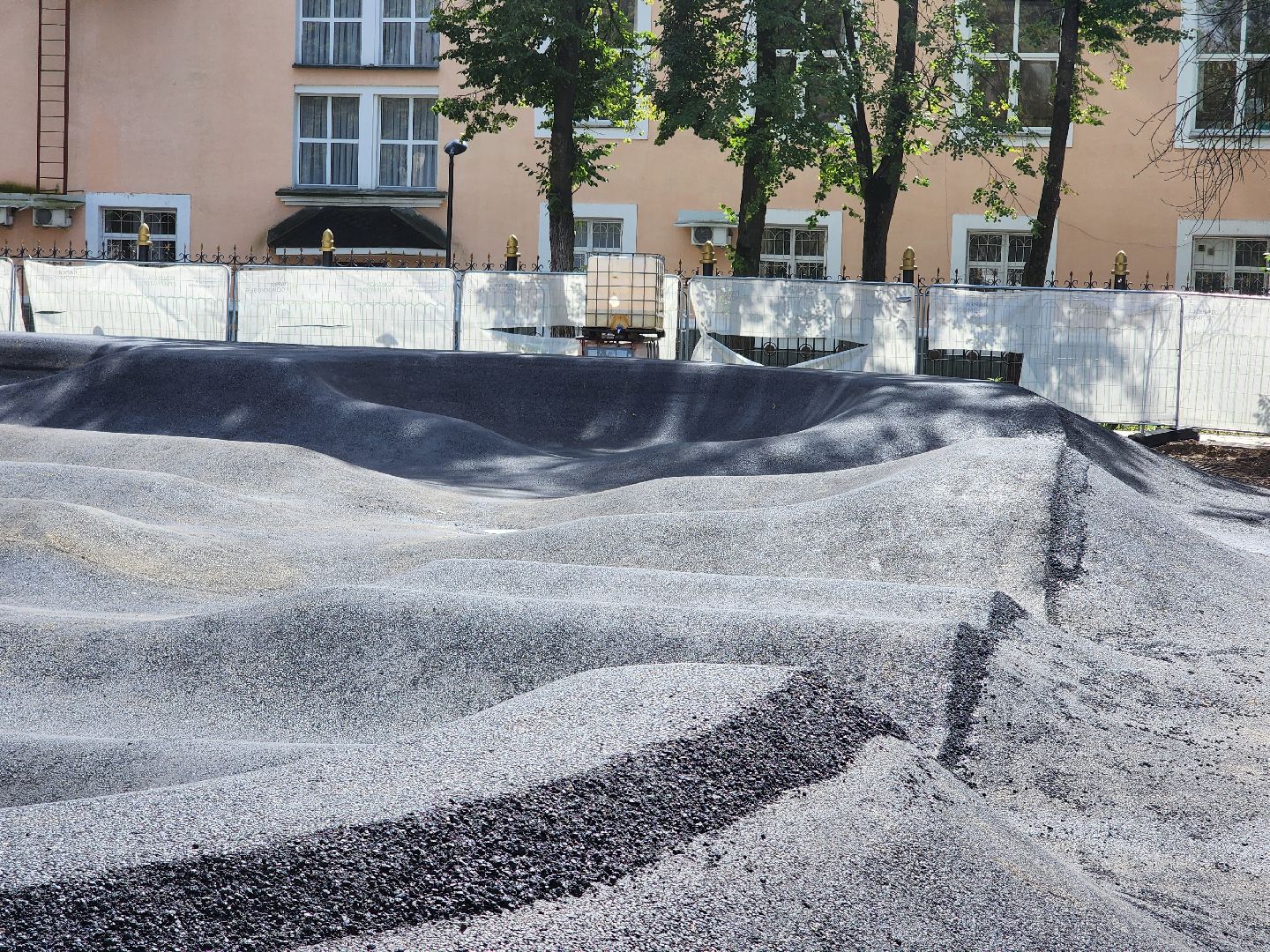 пушкино, пушкинский городской округ, центральный парк культуры и отдыха, скейт-площадка,  строительство,