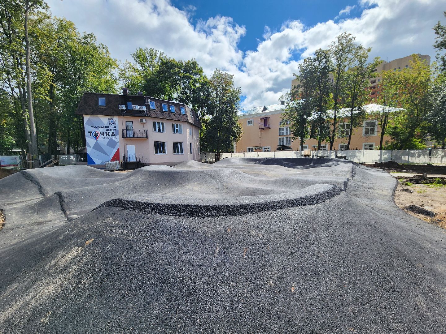 пушкино, пушкинский городской округ, центральный парк культуры и отдыха, скейт-площадка,  строительство,