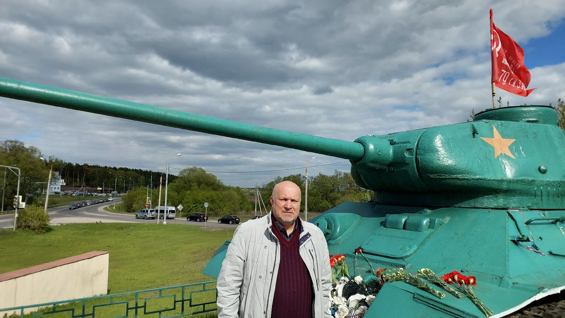 серпухов, день победы, улица героя, лавриненко, танк, танкист, вов,