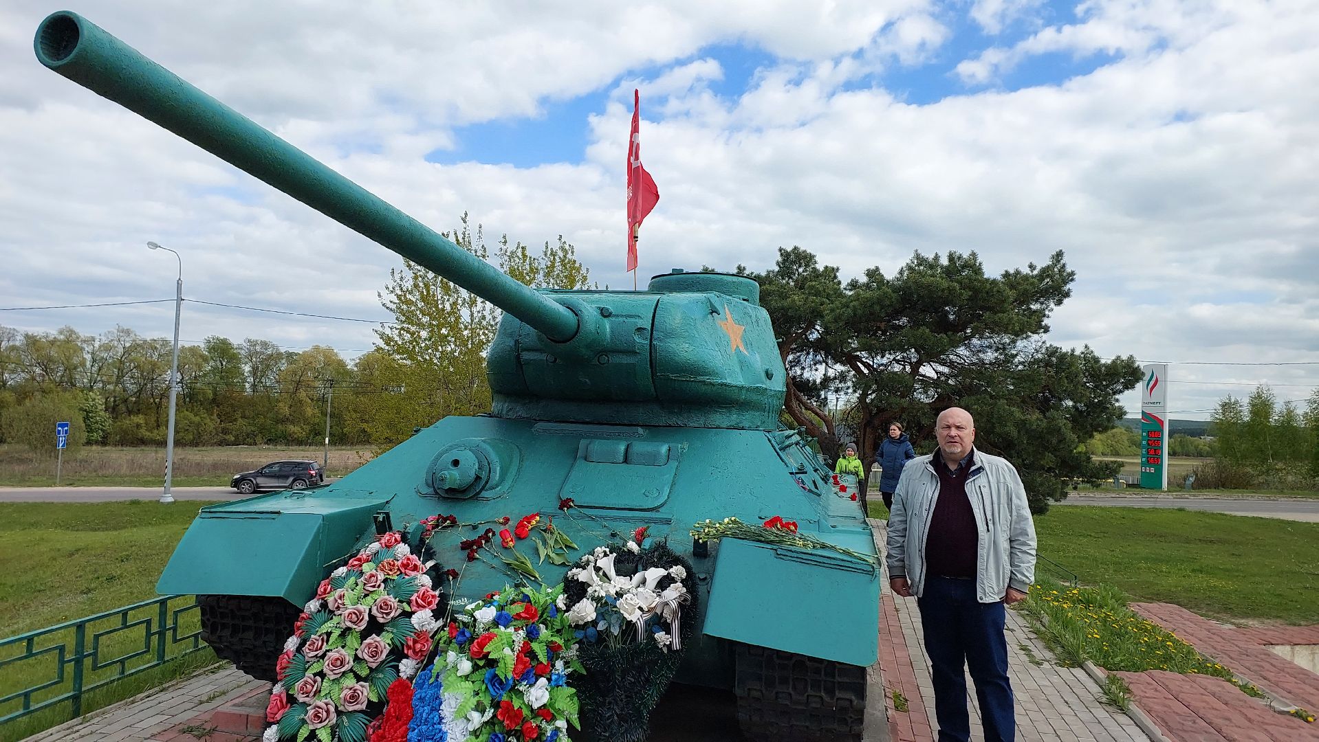 серпухов, день победы, улица героя, лавриненко, танк, танкист, вов,