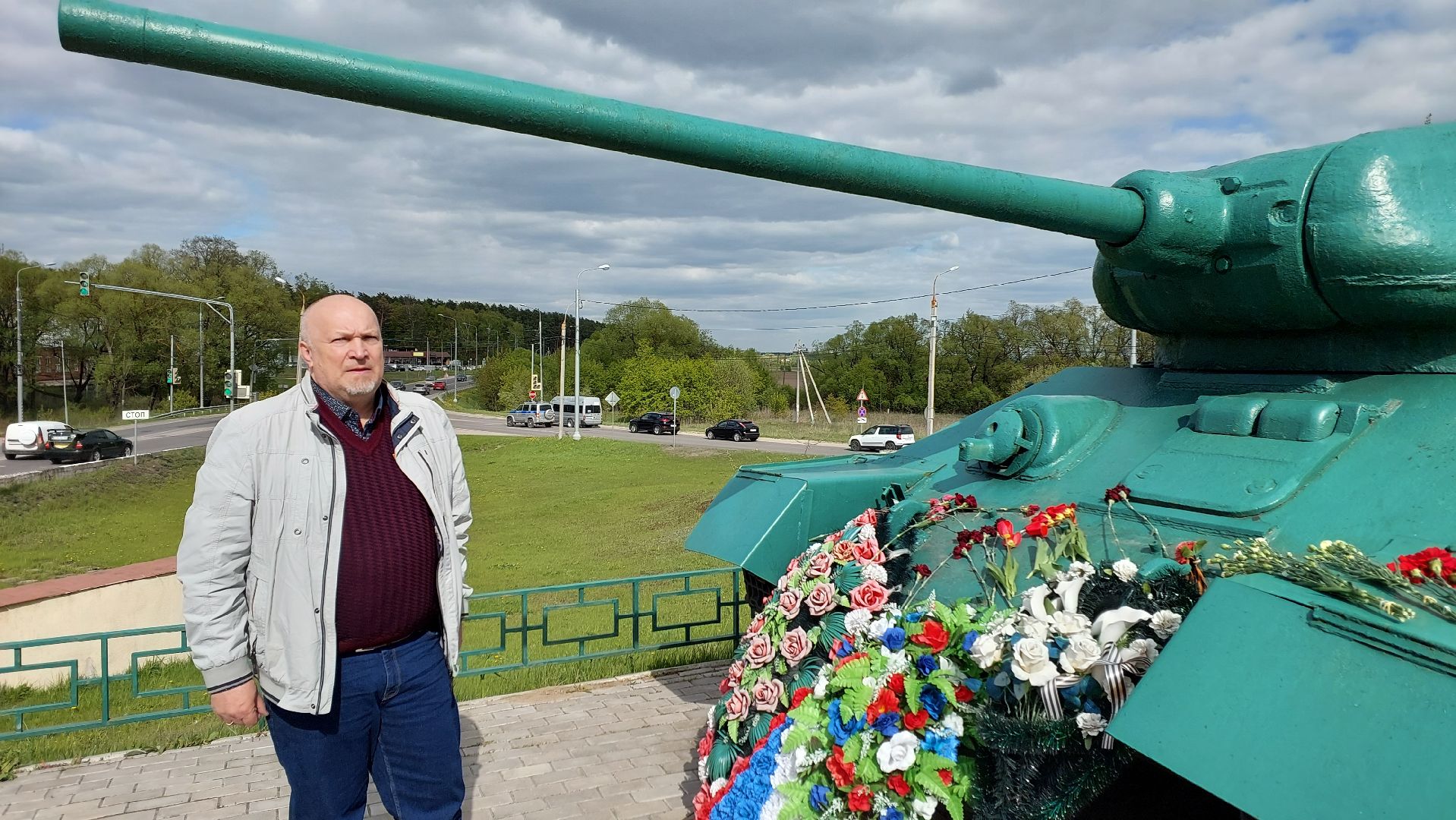 серпухов, день победы, улица героя, лавриненко, танк, танкист, вов,