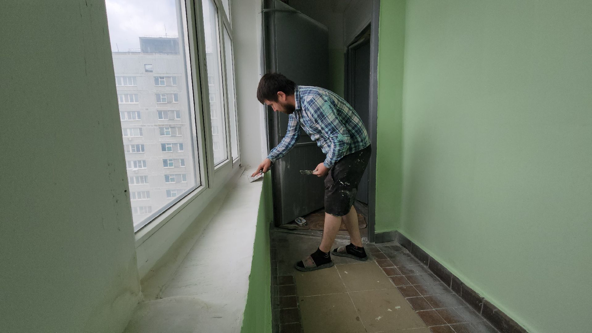 ремонт подьездов мкд, ремонт подъезда, лобня,