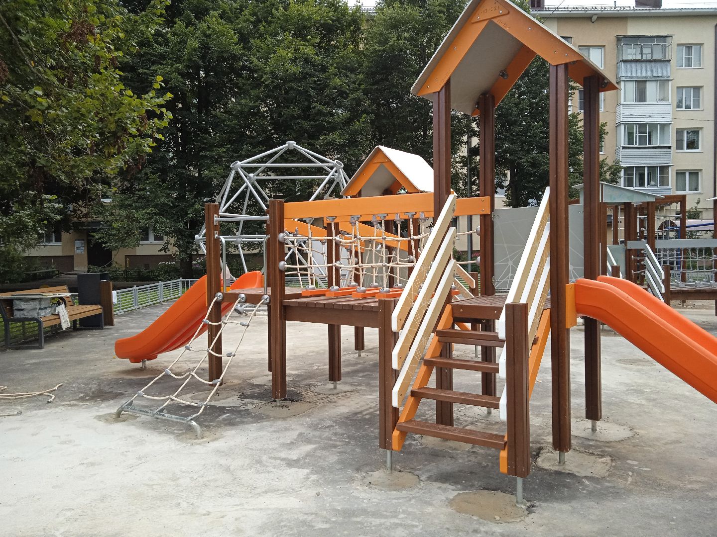 городской округ восход, благоустройство, воркаут-площадка, новая детская площадка,