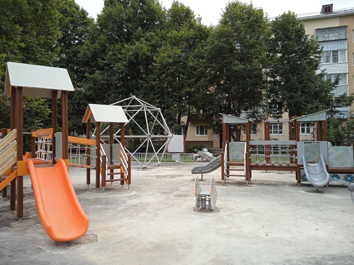 городской округ восход, благоустройство, воркаут-площадка, новая детская площадка,