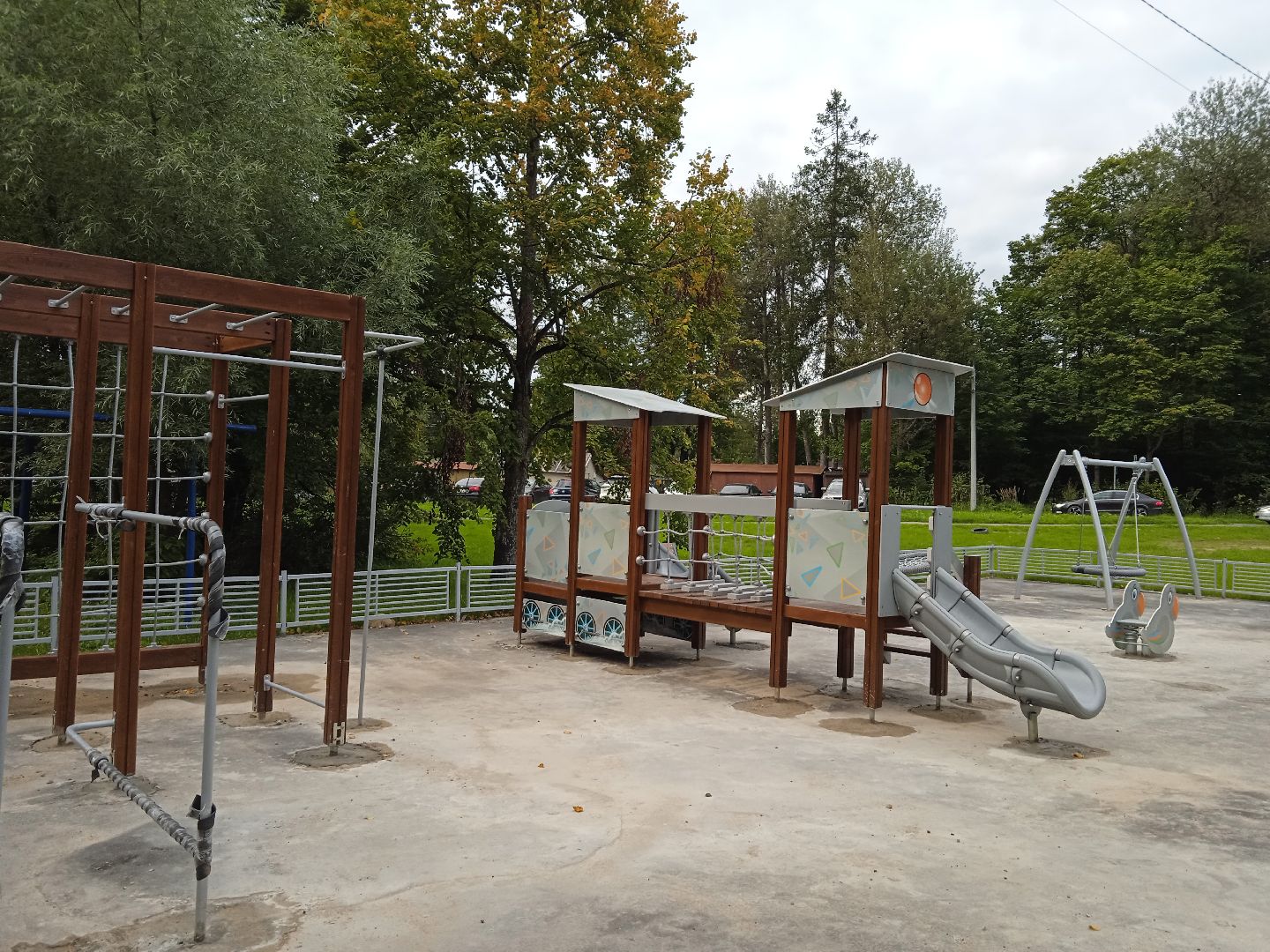 городской округ восход, благоустройство, воркаут-площадка, новая детская площадка,