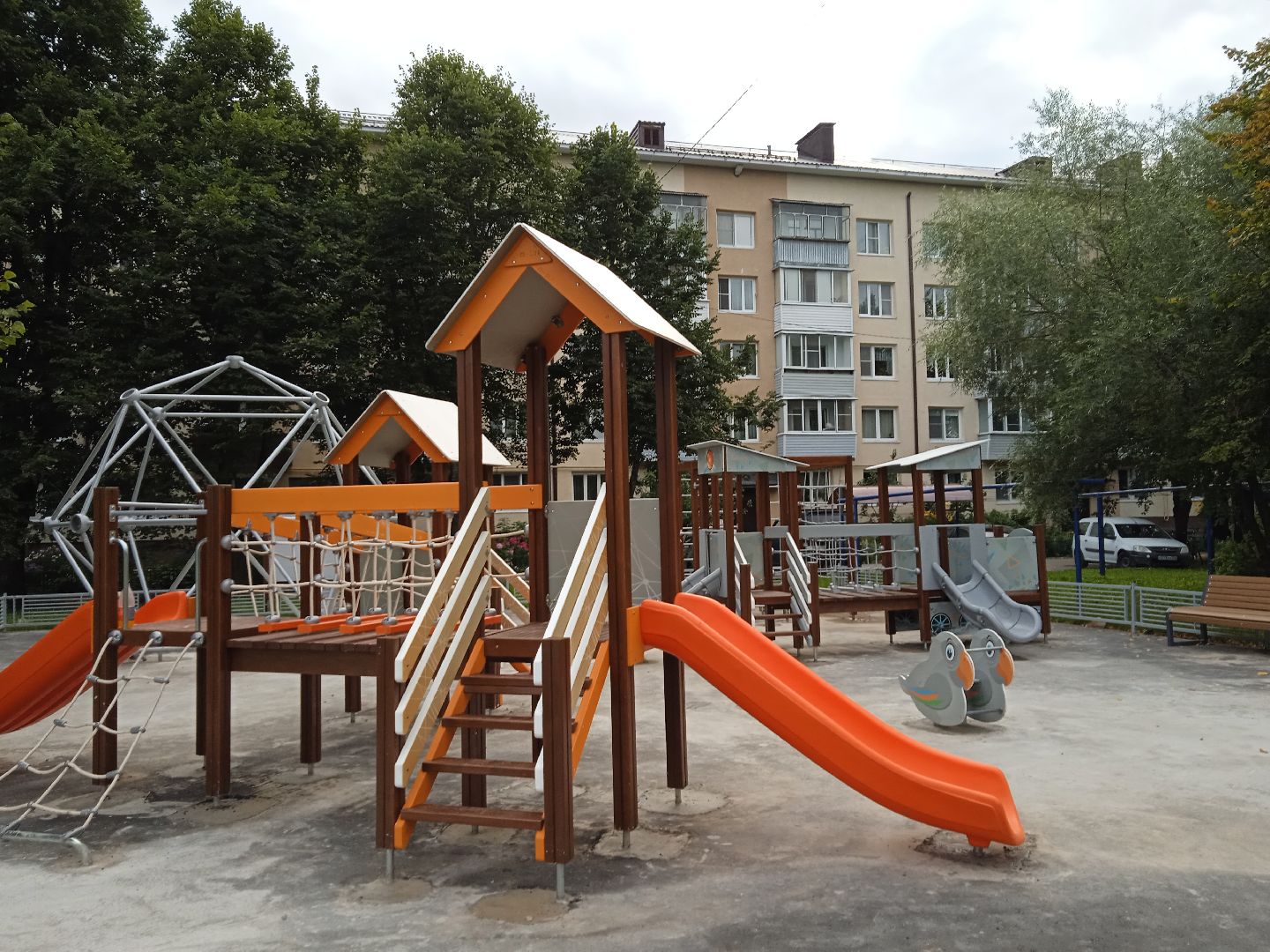 городской округ восход, благоустройство, воркаут-площадка, новая детская площадка,