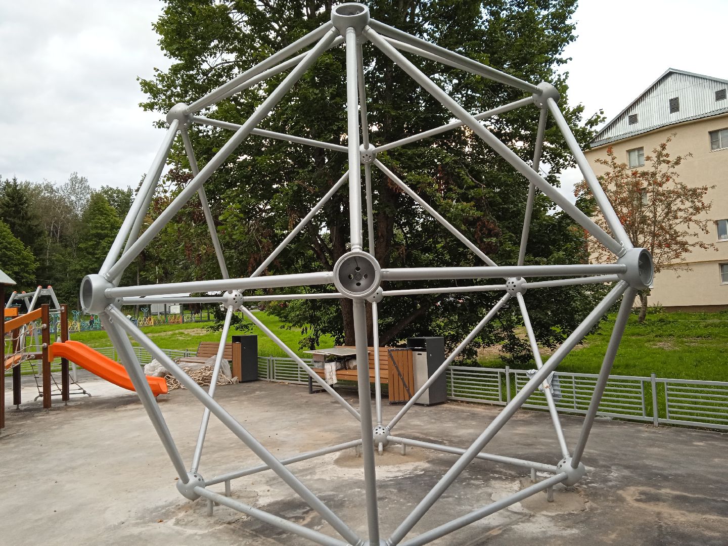 городской округ восход, благоустройство, воркаут-площадка, новая детская площадка,