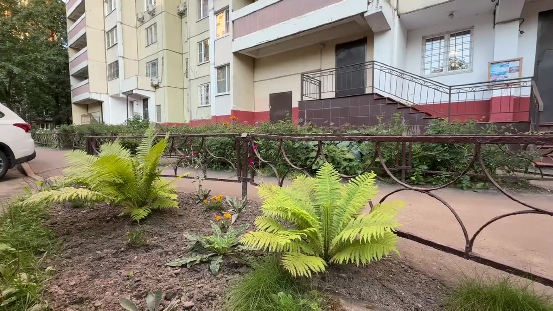 Реутов, клумба, красивый двор, благоустройство,