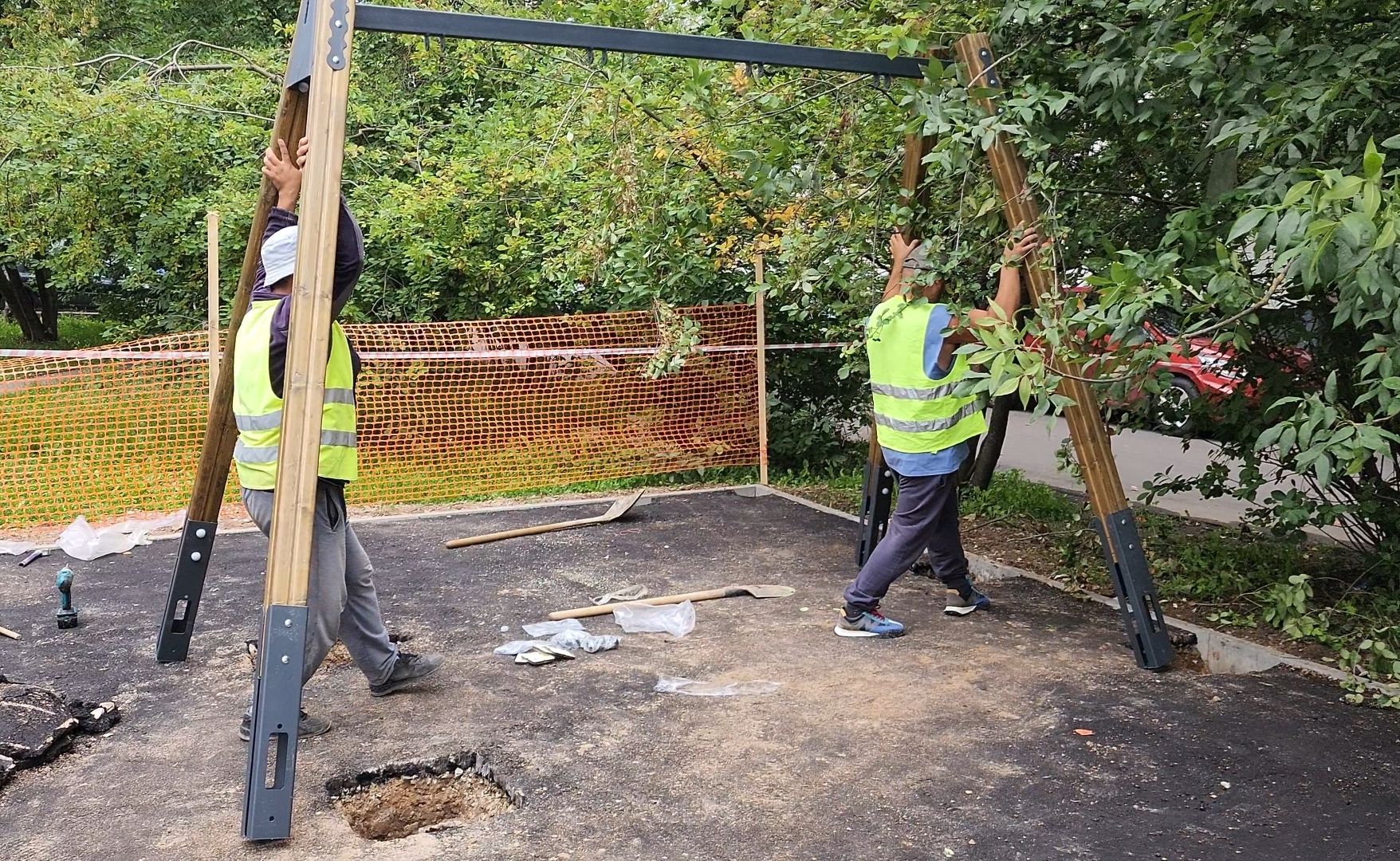 площадка, детская, двор,