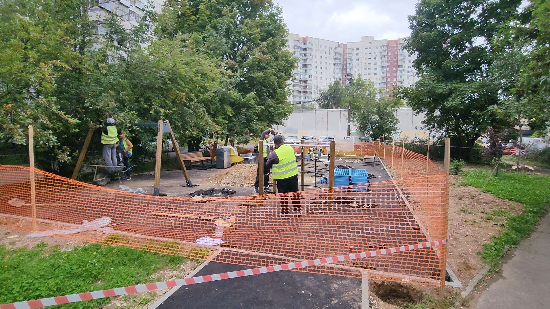 площадка, детская, двор,