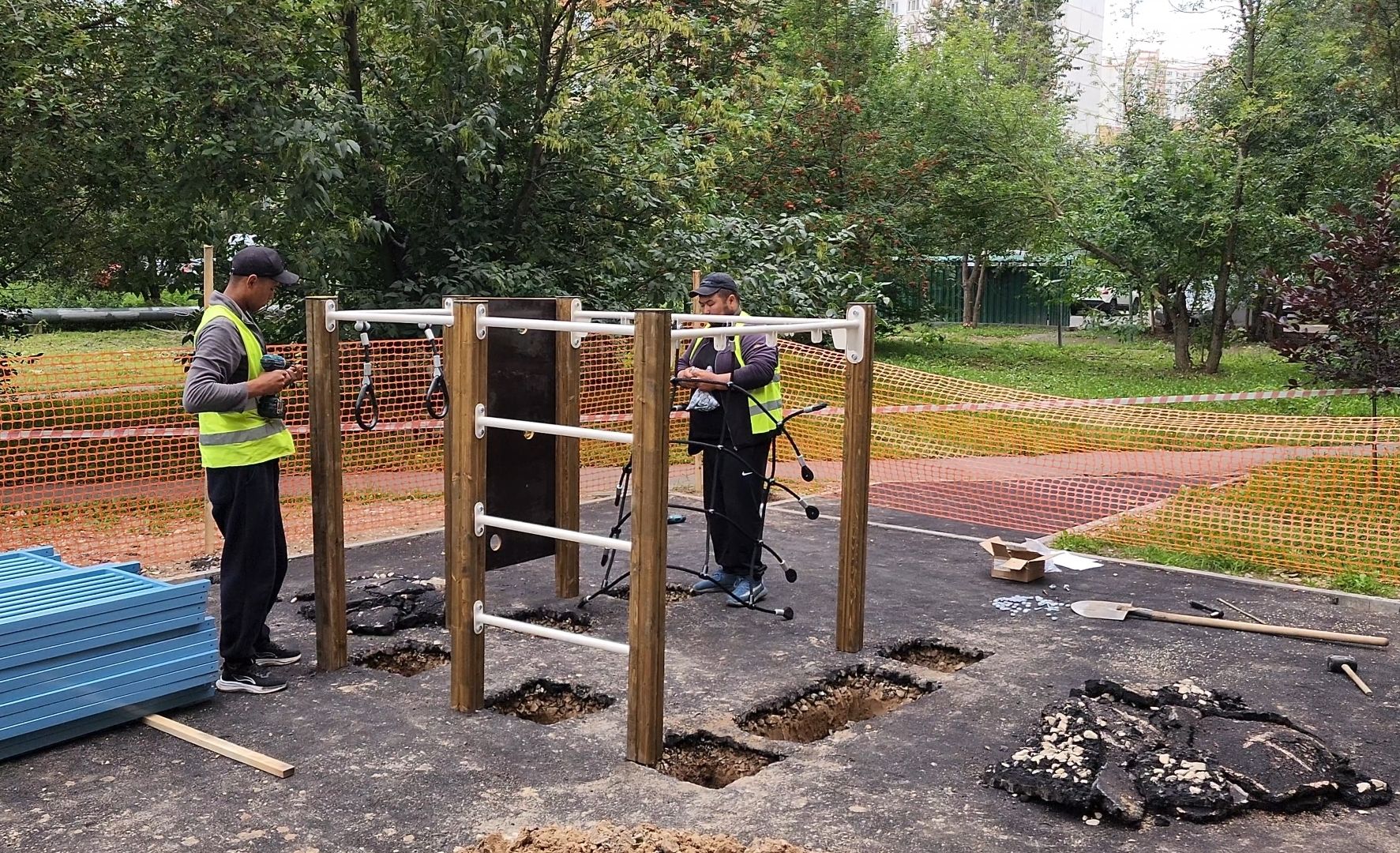 площадка, детская, двор,