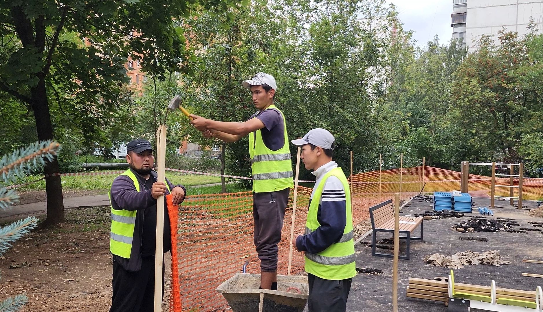 площадка, детская, двор,