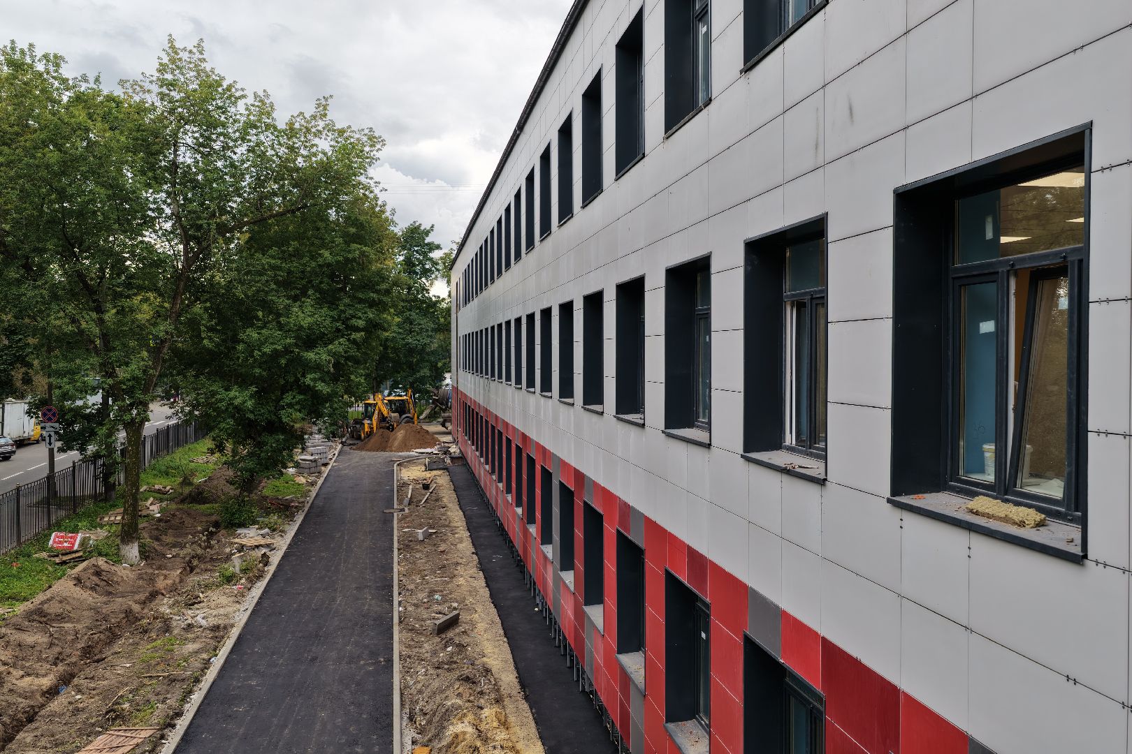 видео с коптера, гимназия 5,