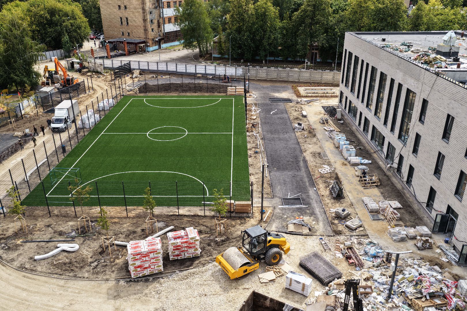 видео с коптера, новая школа в жулебино парк, новая школа в люберцах,