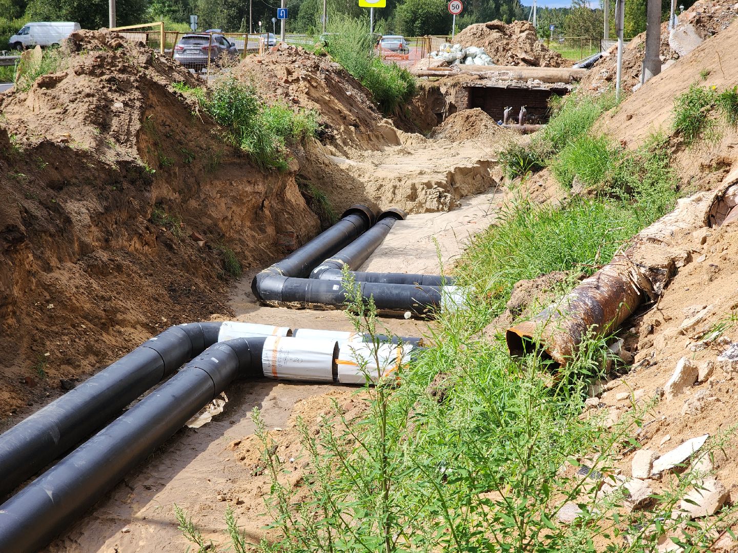 Черноголовка, Ремонт теплосети, Жкх,