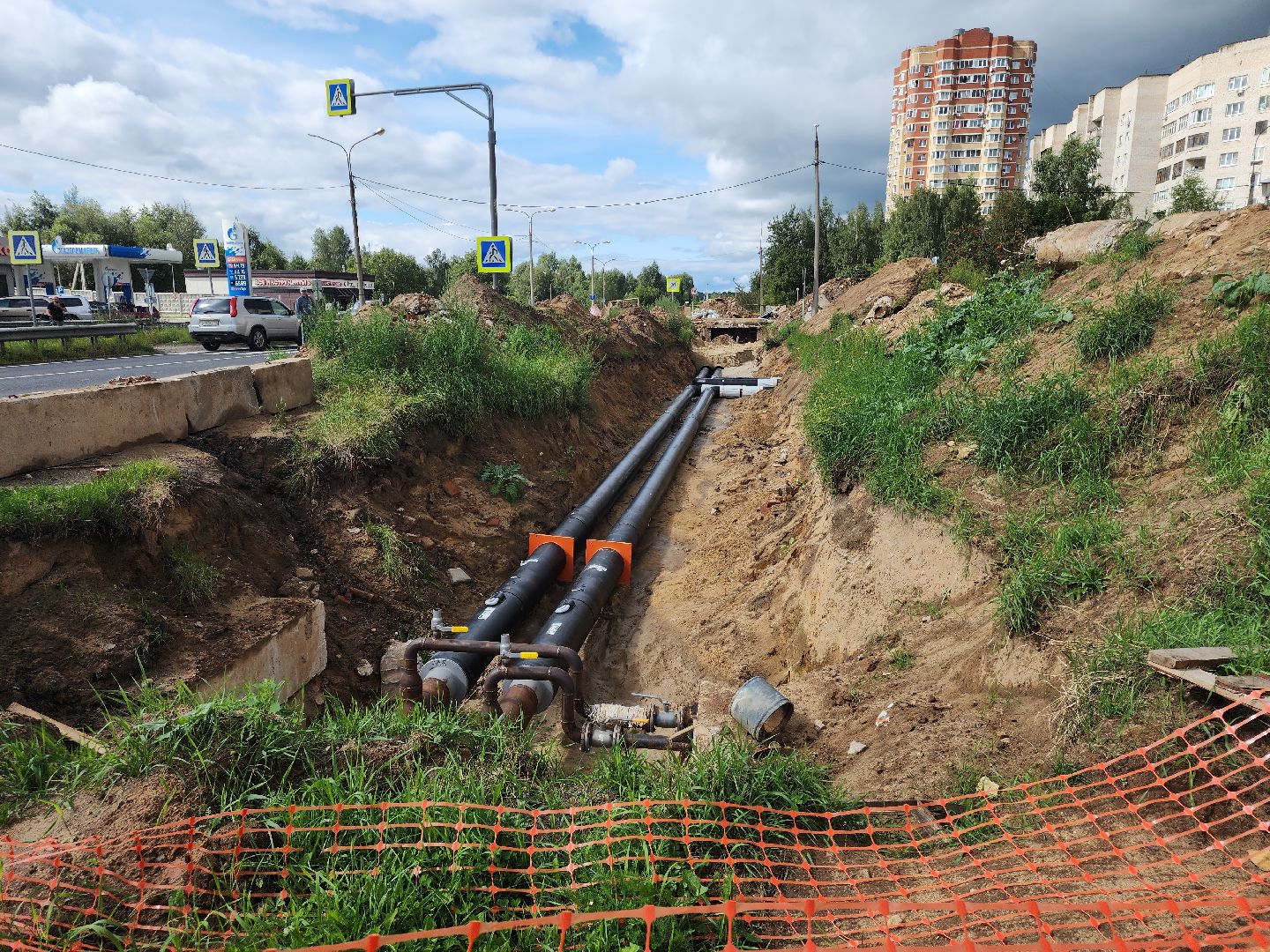 Черноголовка, Ремонт теплосети, Жкх,