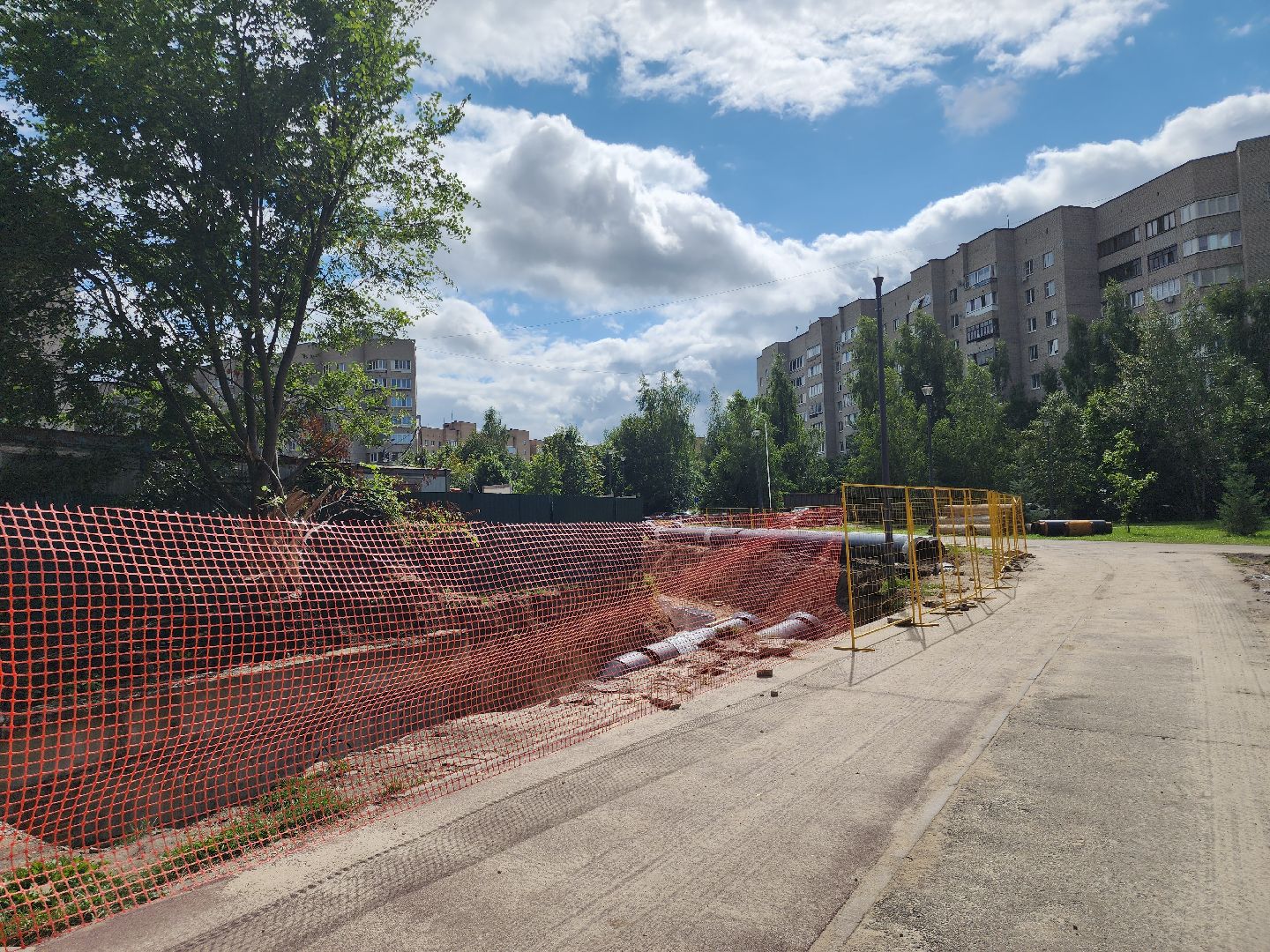 Черноголовка, Ремонт теплосети, Жкх,