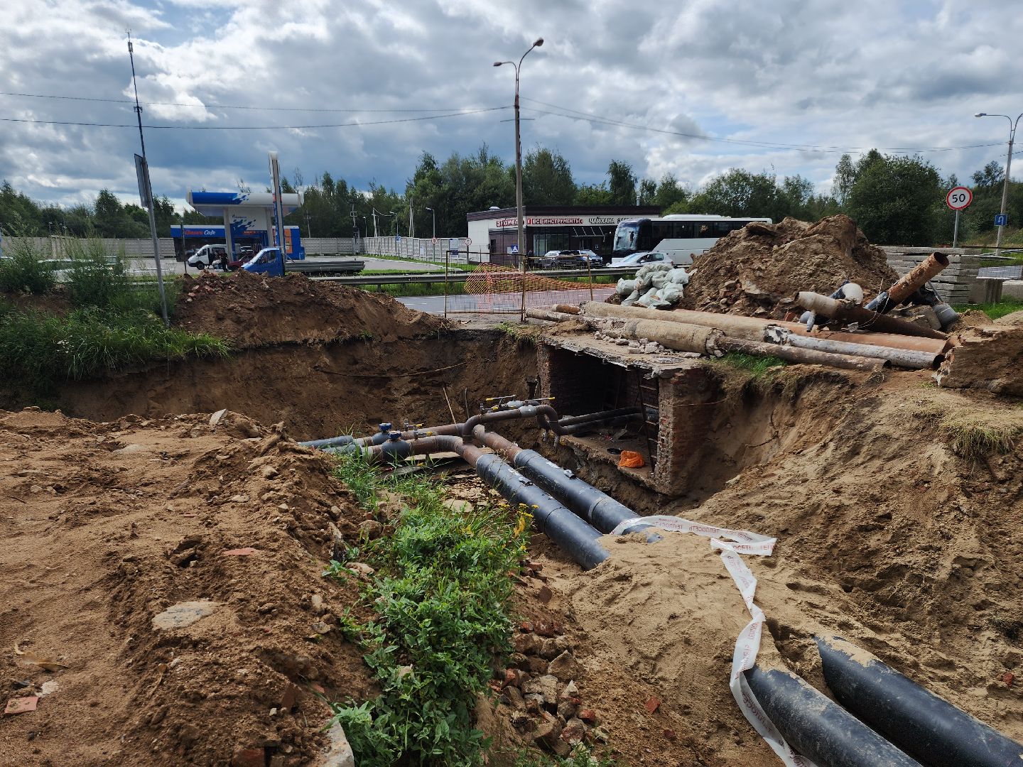 Черноголовка, Ремонт теплосети, Жкх,