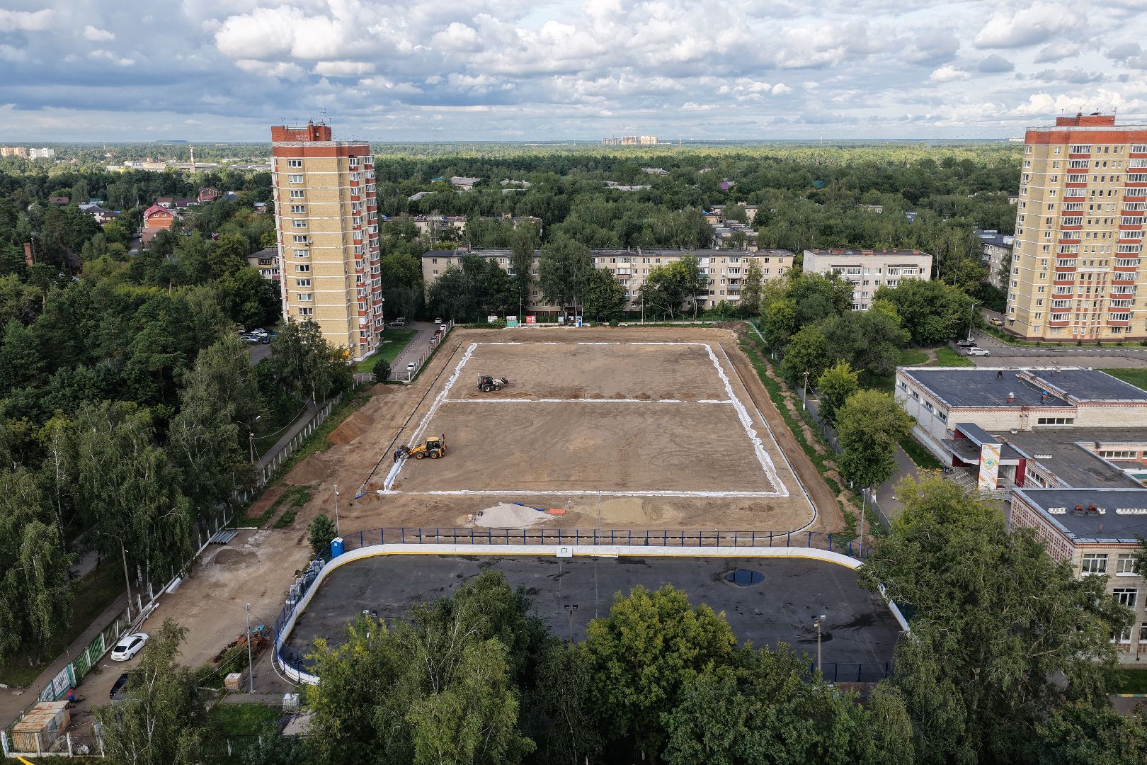 видео с коптера, стадион труд, спорт в люберцах,